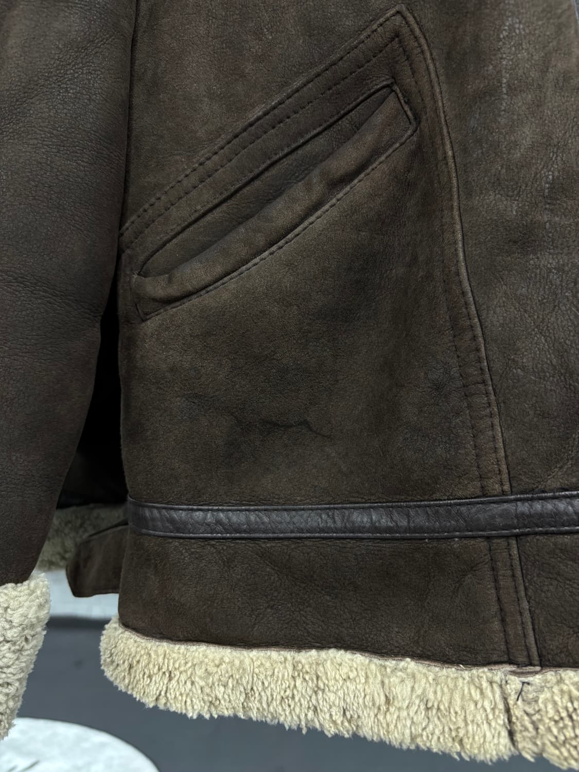 VTG 양가죽 B3 무스탕 자켓 상품이미지6