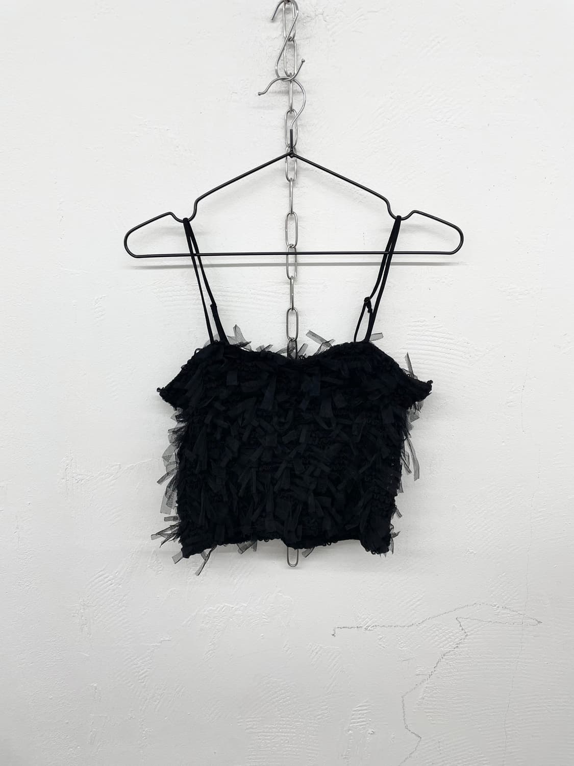 블랙 그런지 디테일 탑 상품이미지4