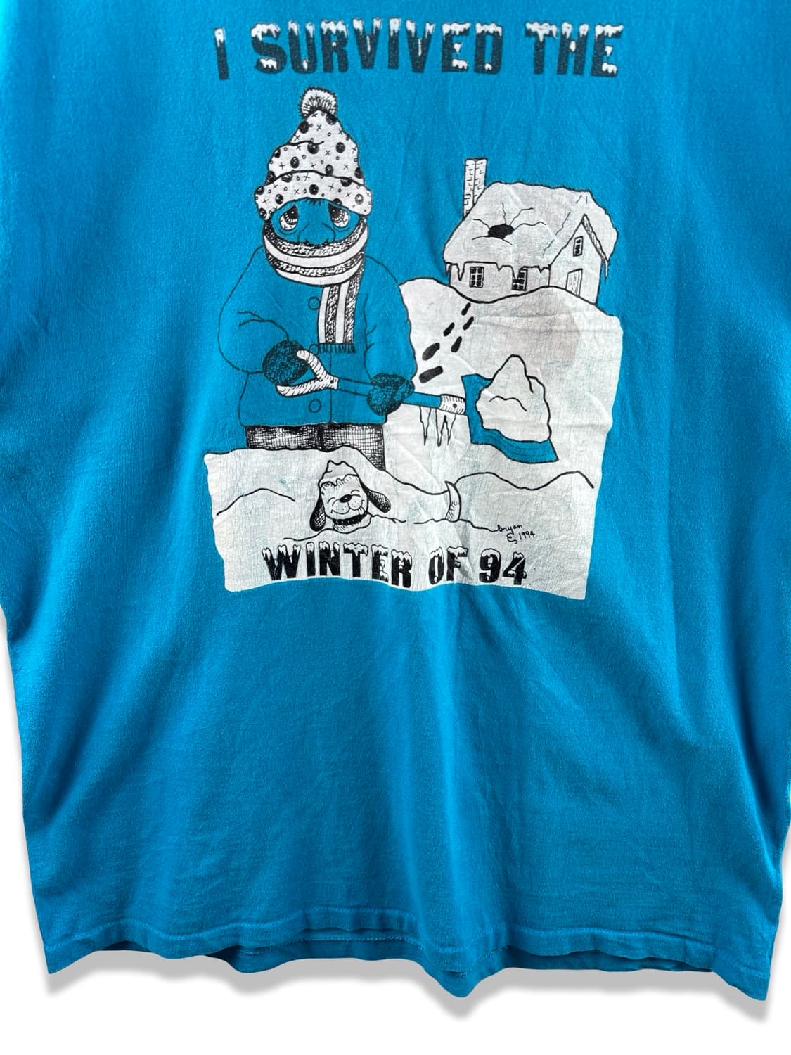 90S 미국제조 싱글스티치 94윈터 티2291 상품이미지4