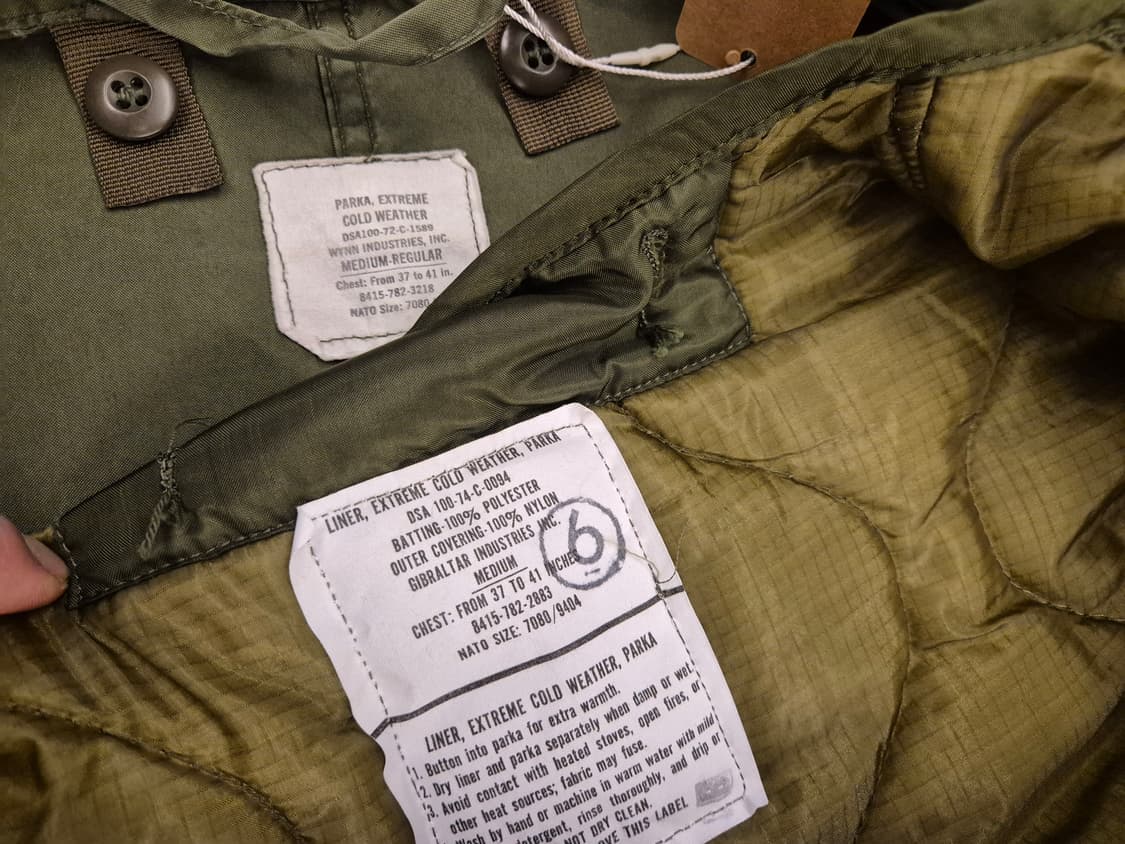 70s u.s army m65 피쉬테일 파카 상품이미지9