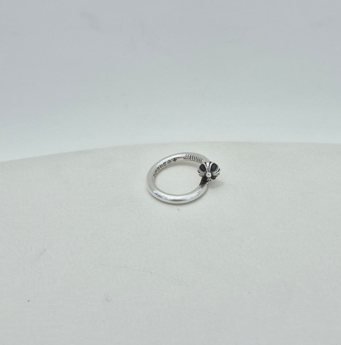 [US7] 크롬하츠 크로스볼 네일 실버링 - 새상품 상품이미지3