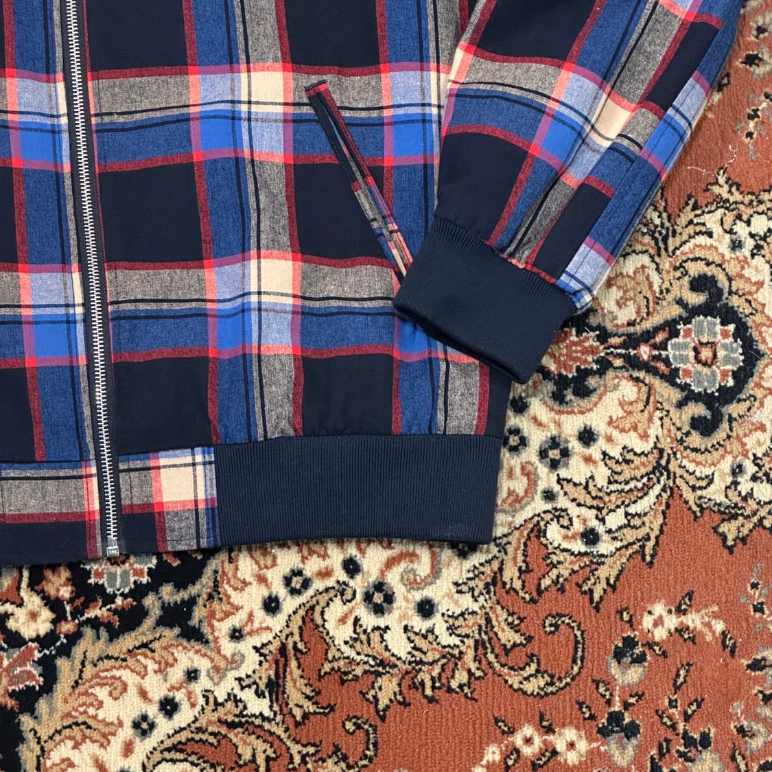 ASOS 체크 해링턴 자켓 (L) 상품이미지3