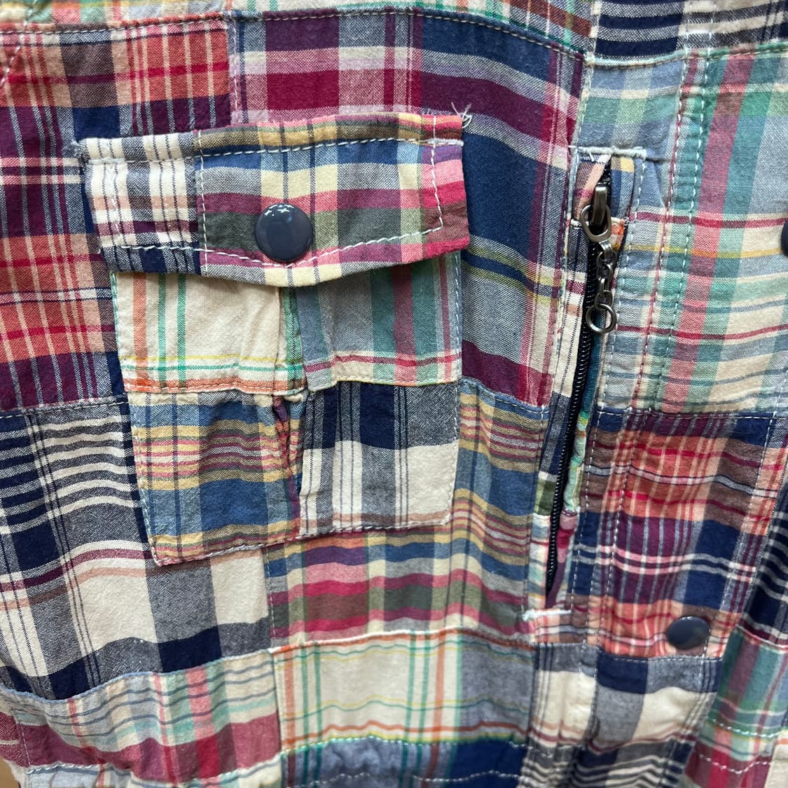 폴로랄프로렌 데님앤서플라이 마드라스 패치워크 자켓 상품이미지4