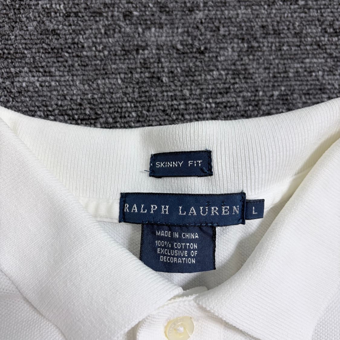 폴로 랄프로렌 스키니핏 반팔 카라티 상품이미지4