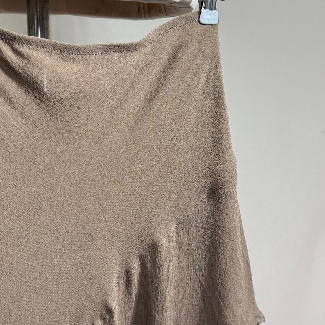 Studio M 실크 100% 러플 레이어드 스커트 상품이미지6