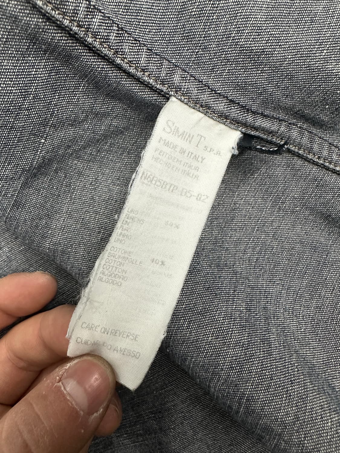 90s Armani Jeans 데님 집업 자켓 50 상품이미지9