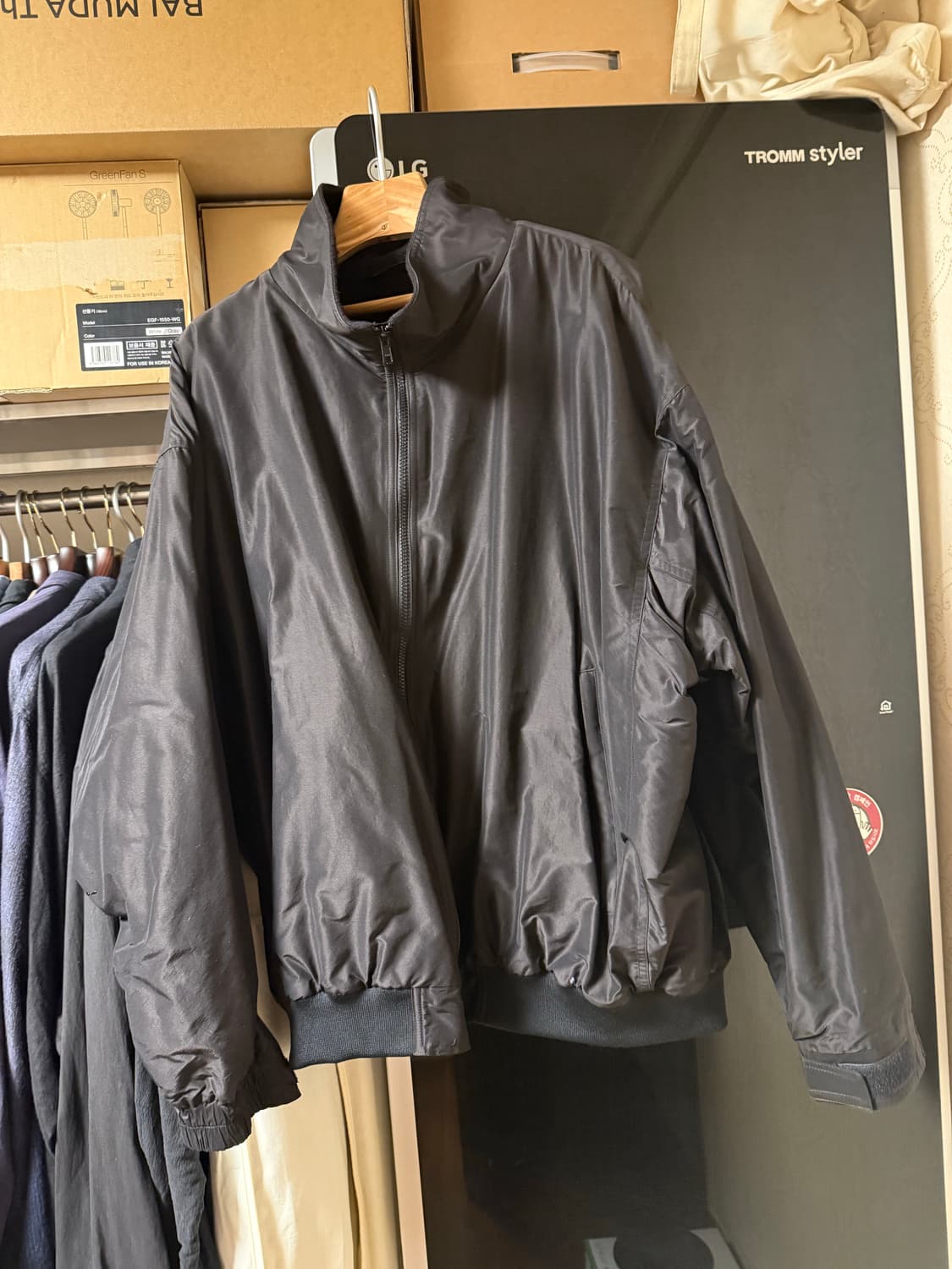 코모리 comoli 코튼 실크 트랙 자켓 상품이미지1