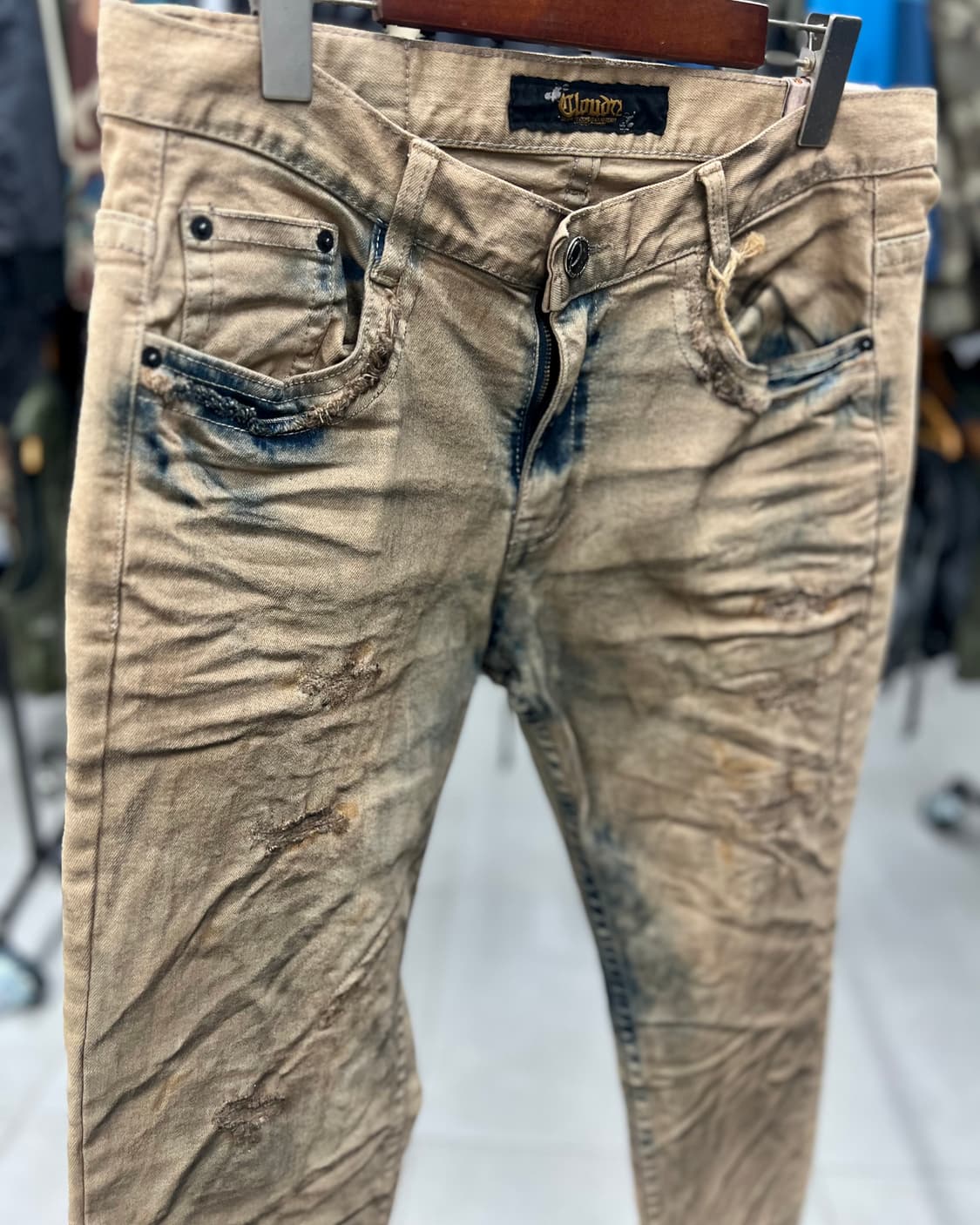 화이트스컬 더티워싱 pant (34) 상품이미지3