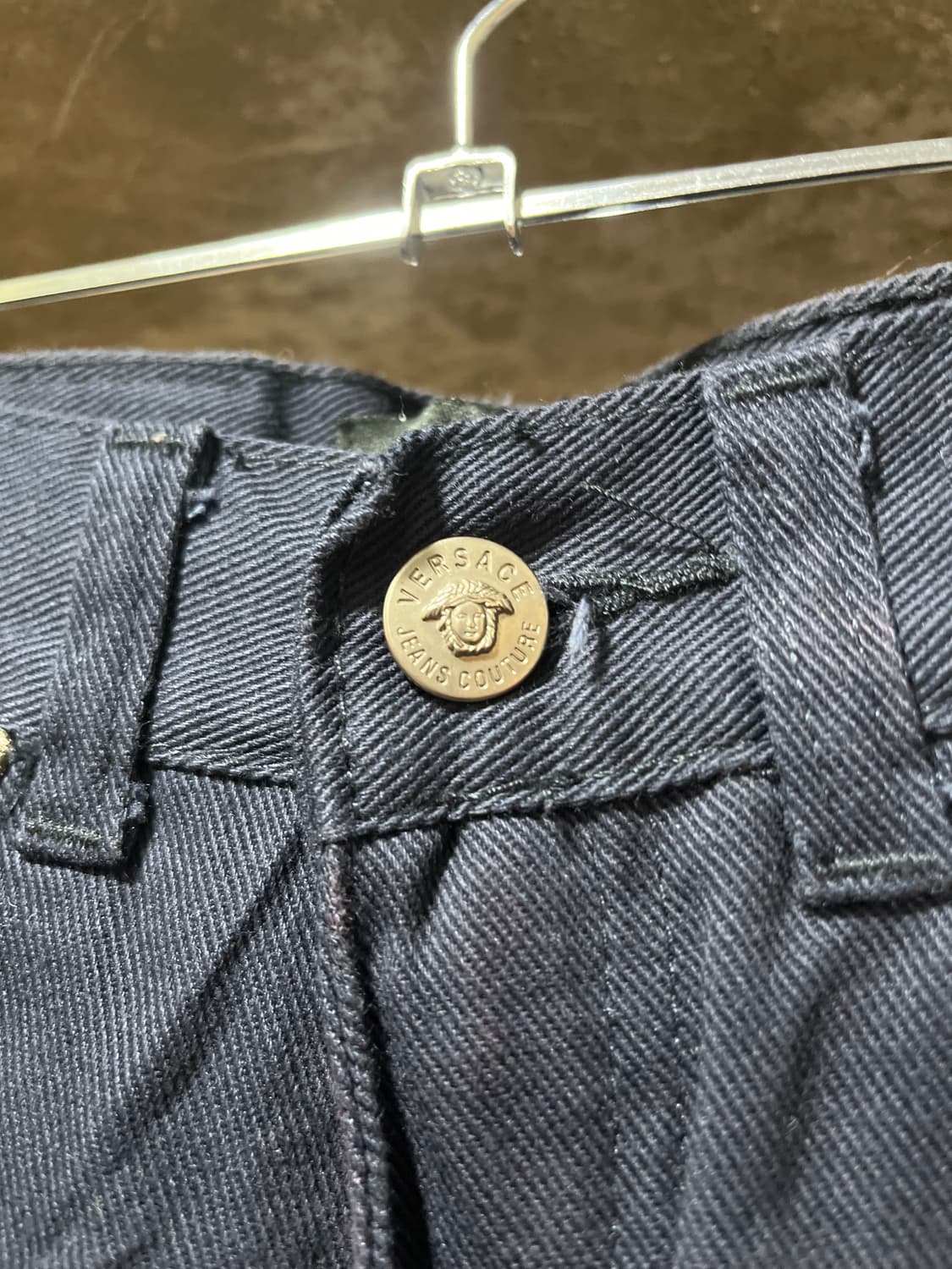 Versace 베르사체 블랙 스트레이트 팬츠 상품이미지5