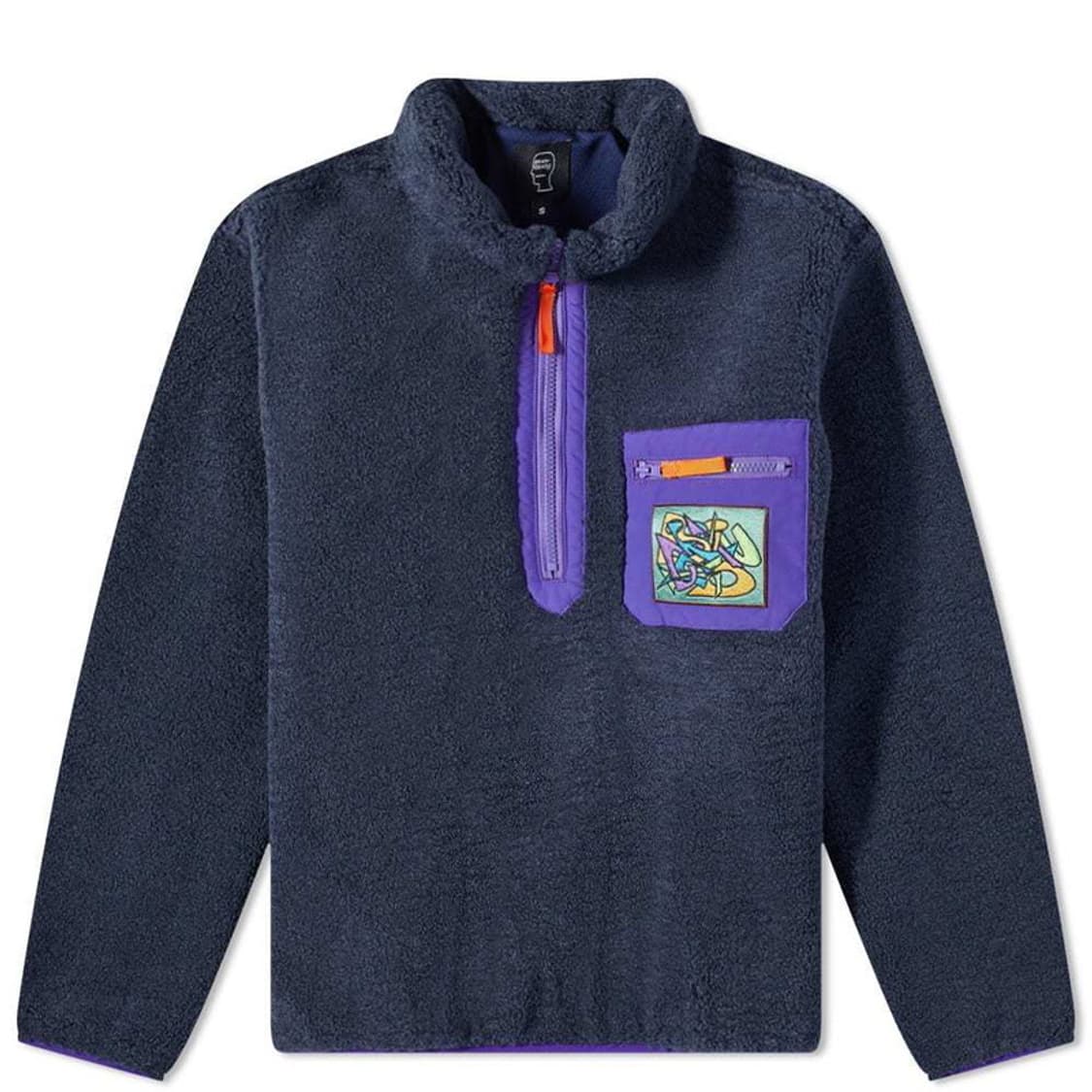 브레인데드 플리스 네이비 m 상품이미지1