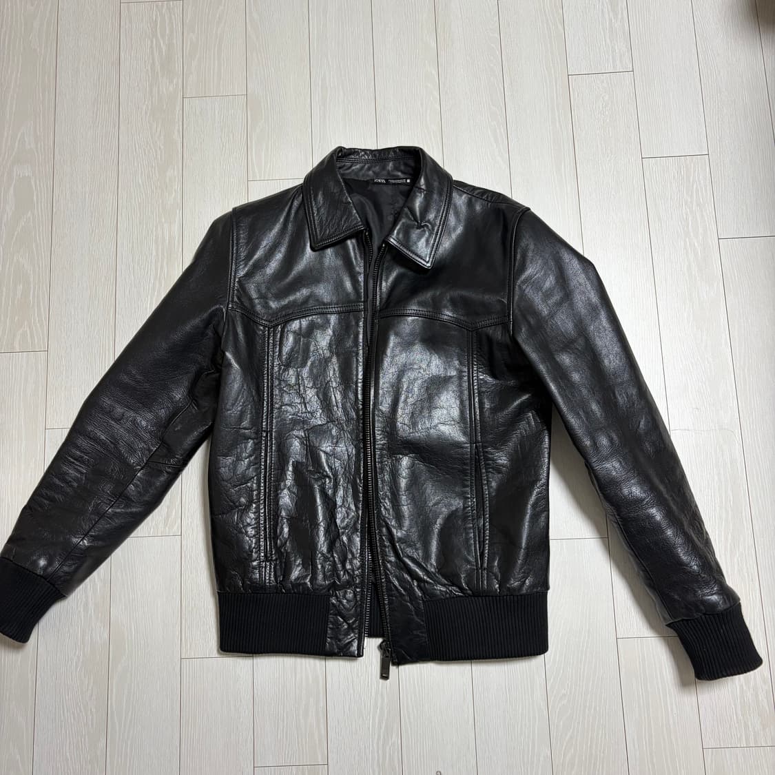 자라 버팔로 레더 자켓 (m) 상품이미지1