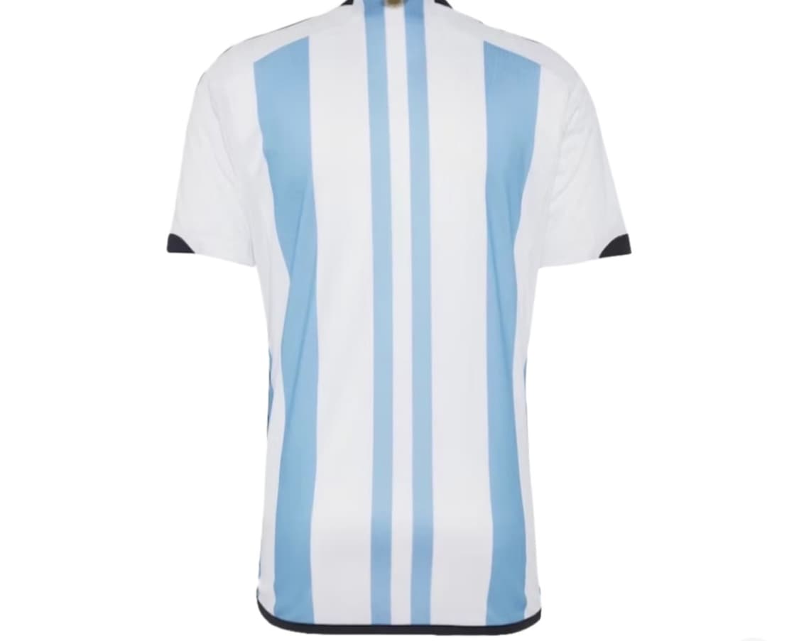 아디다스 아르헨티나 2022 위너 3-스타 홈 저지 화이트 라이트 블루 상품이미지2