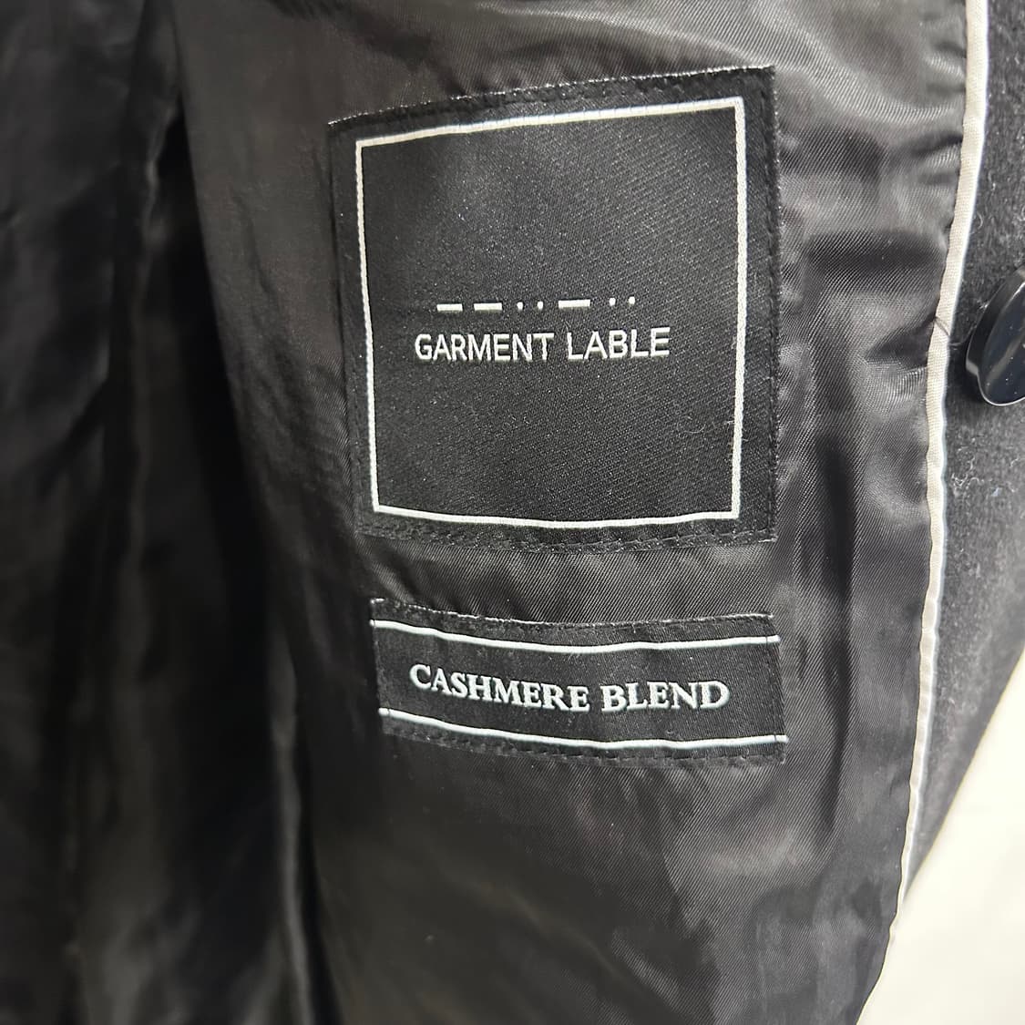 가먼트레이블 캐시미어블랜드 울 더블버튼 롱코트 상품이미지3