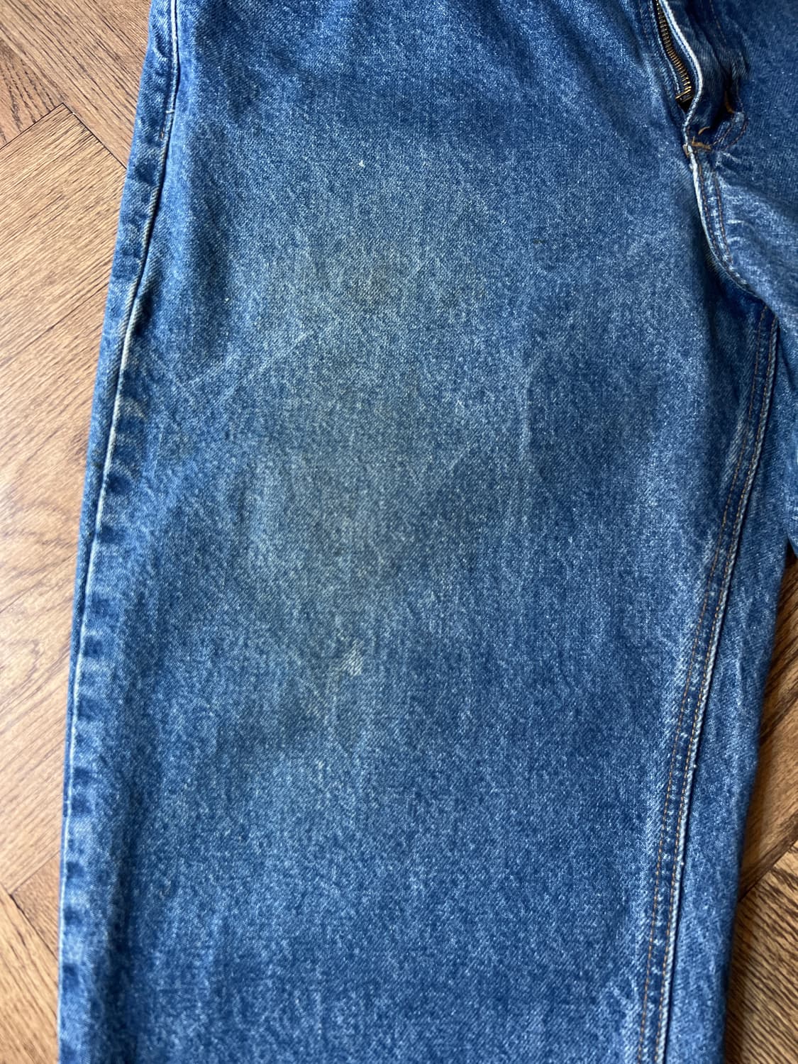 [38]칼하트 USA 빈티지 워싱 미디엄블루 워크 데님 팬츠 상품이미지4