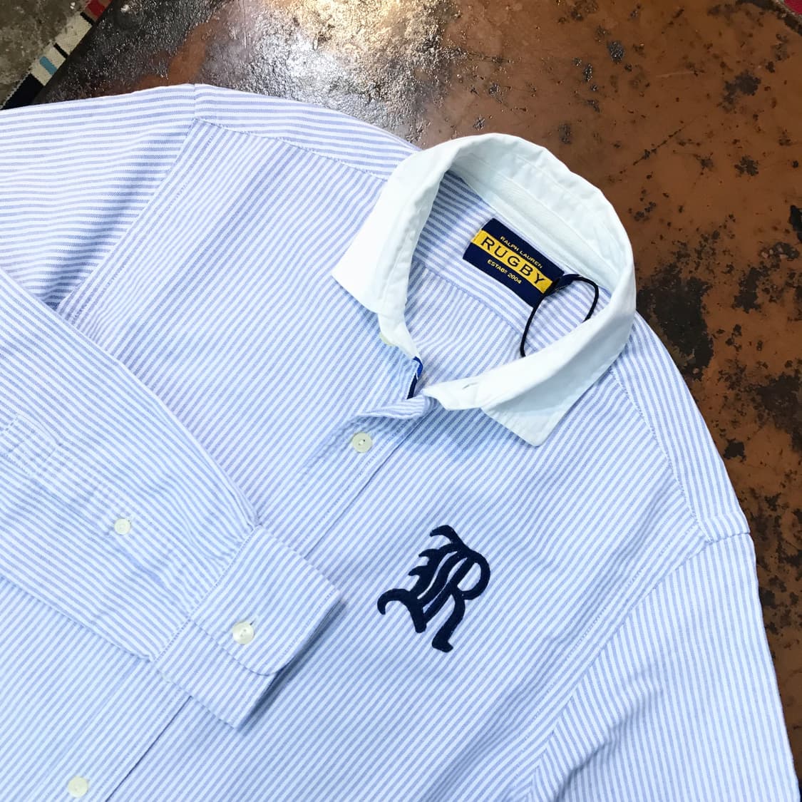 폴로랄프로렌 럭비 소라 스트라이프 옥스포드셔츠 여성 55 66 남성 97 상품이미지3