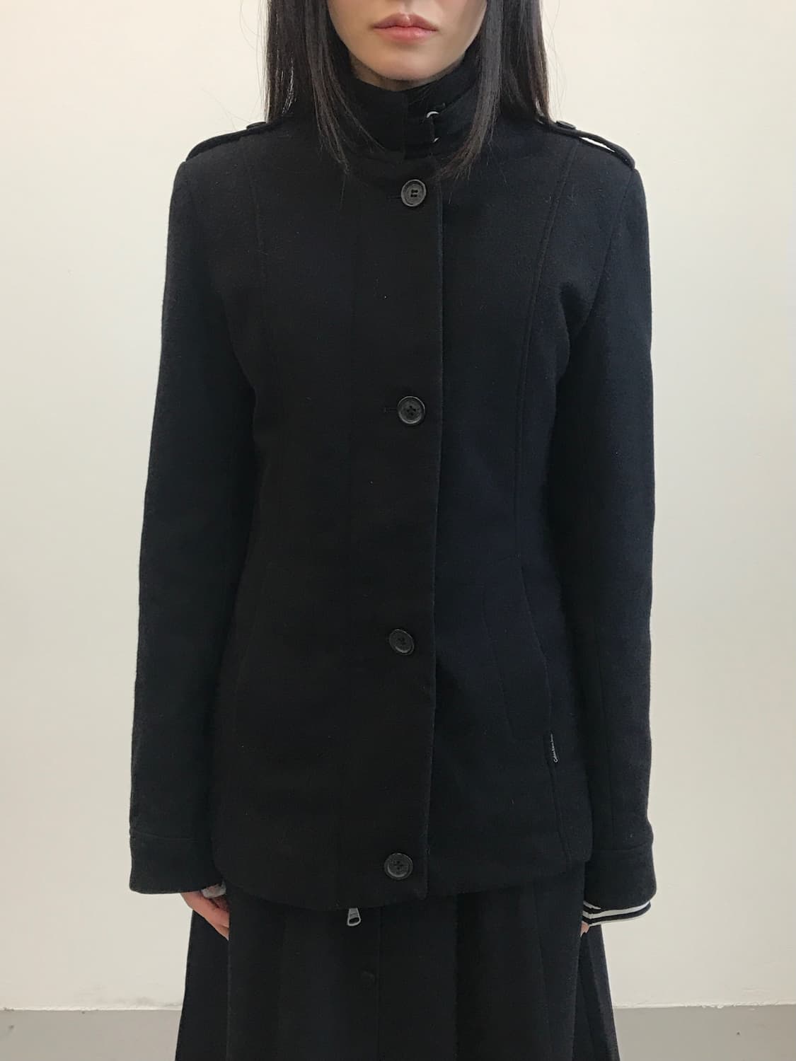 90s Calvin Klein Double-Breasted  Coat 상품이미지2