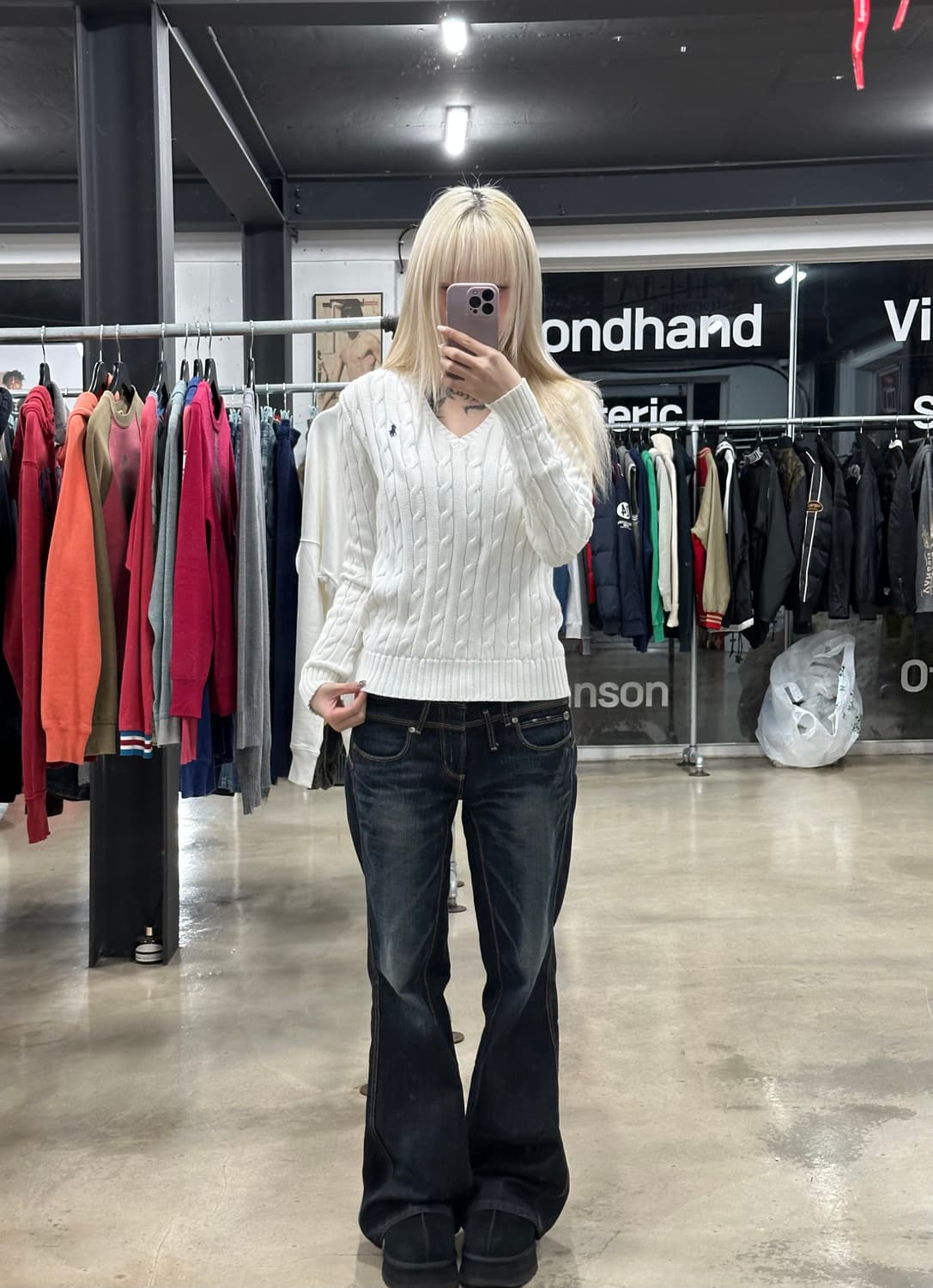 폴로 니트 v넥  상품이미지2