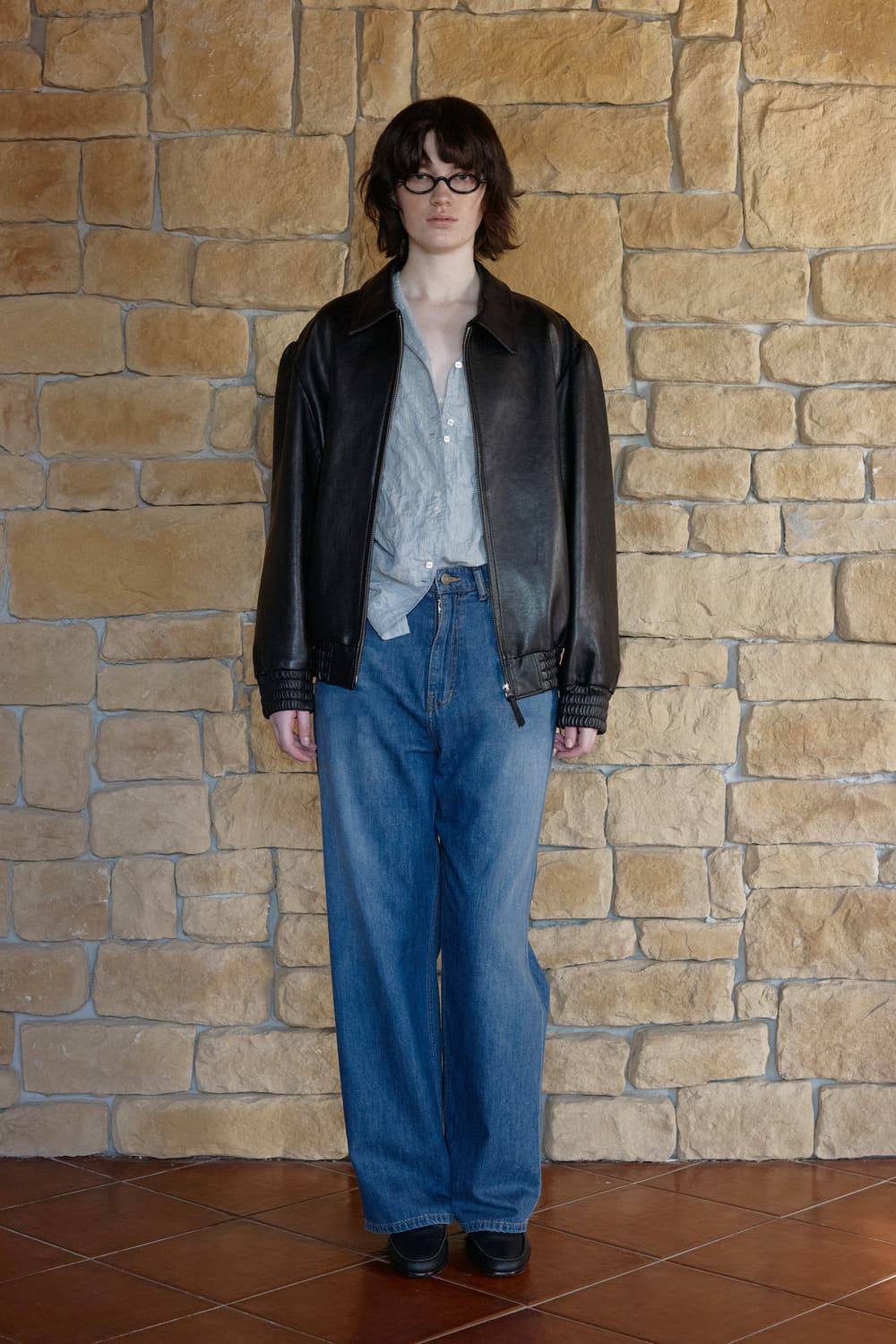 비아플레인 레더 블루종 상품이미지5