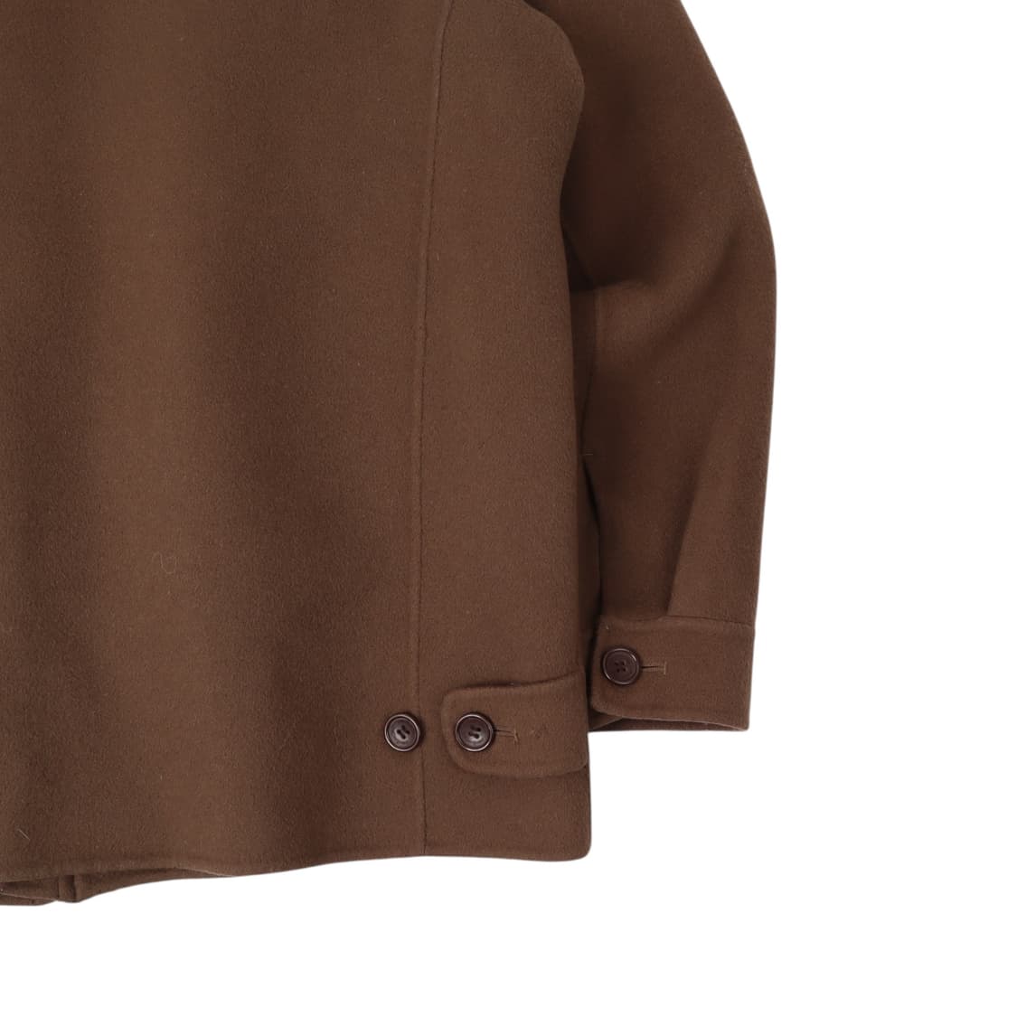 입생로랑 핸드메이드 브라운 울 블루종 집업 자켓 상품이미지7