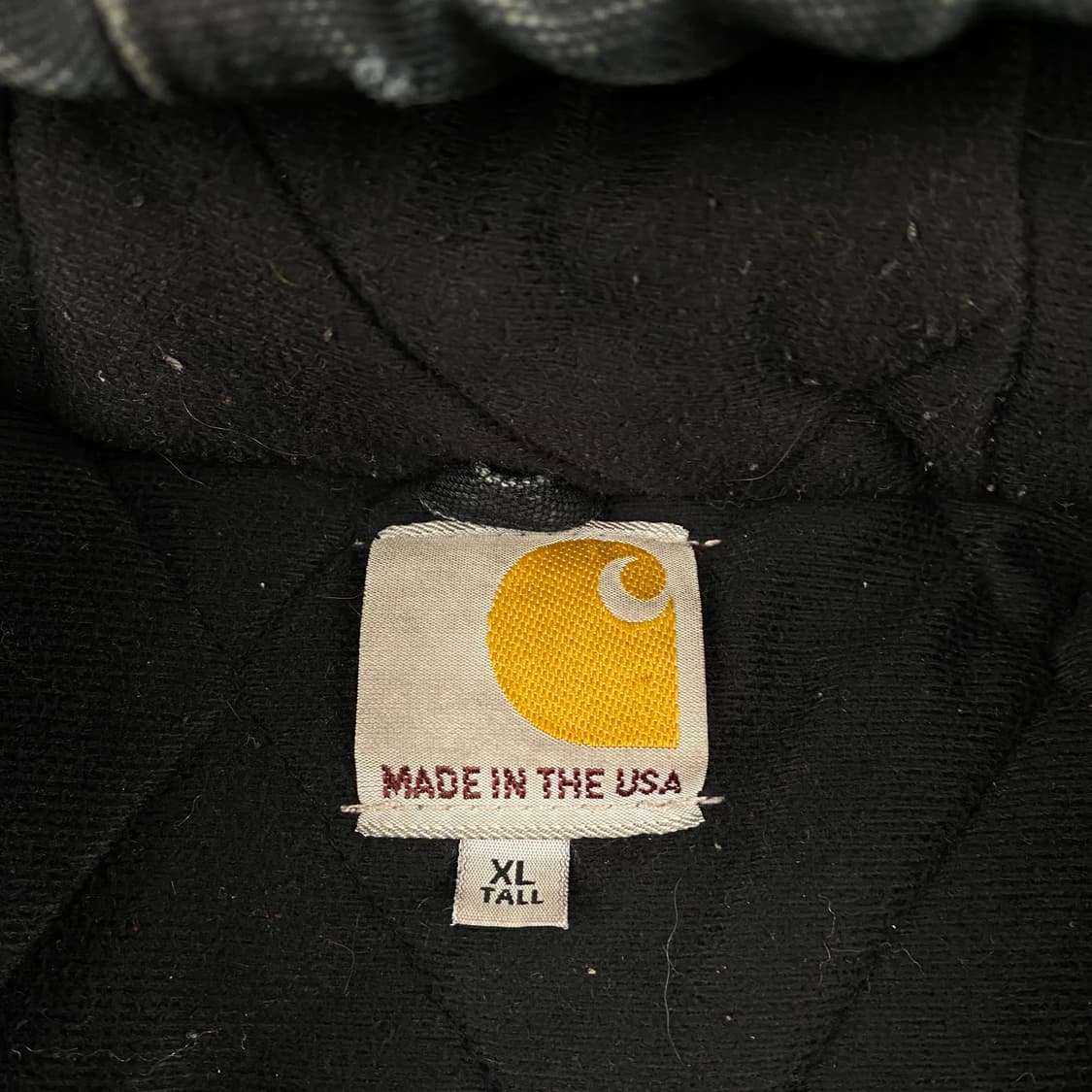 칼하트 USA OG J140 샌드스톤 블랙 워크 자켓 (110) 상품이미지7