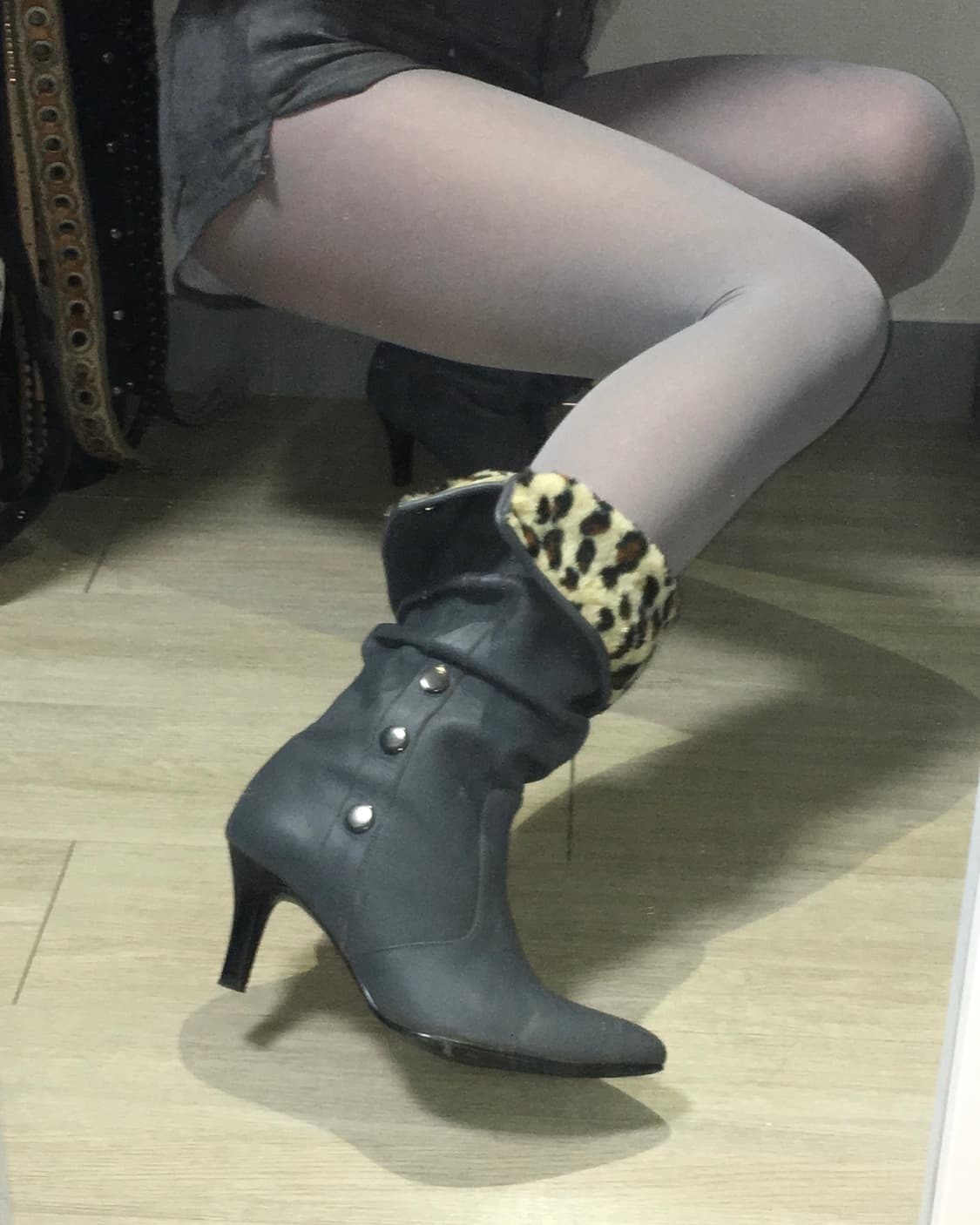 leopard fur boots 240-245 상품이미지5