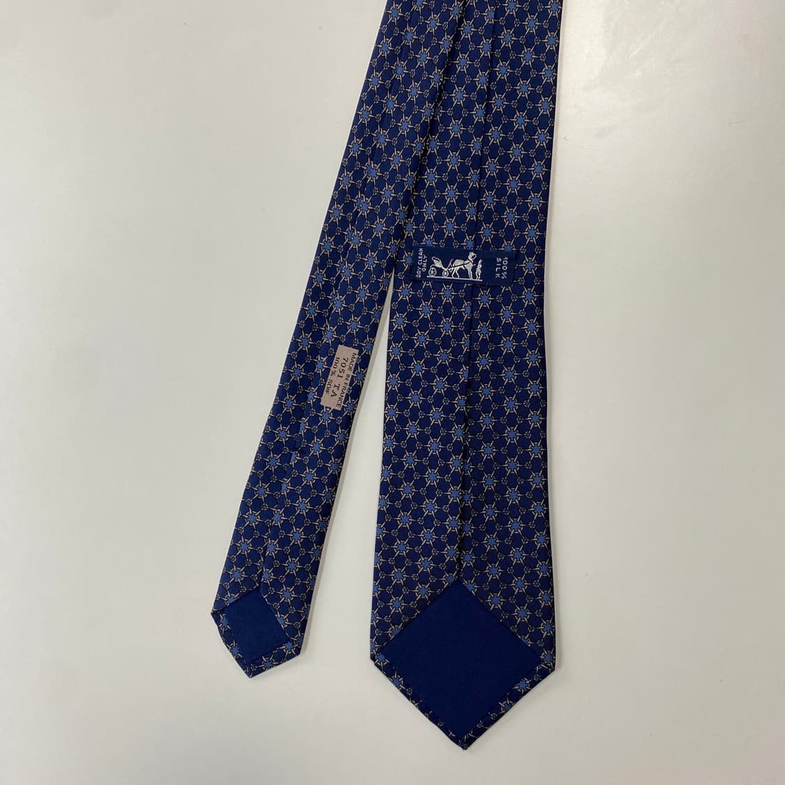 에르메스 명품 정품 넥타이(HERMES)7.7cm 상품이미지3