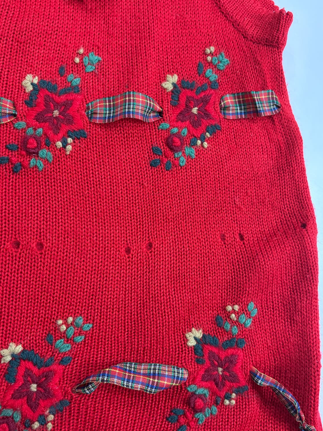 U.S.A. 크리스마스 어글리 니트 베스트  상품이미지6