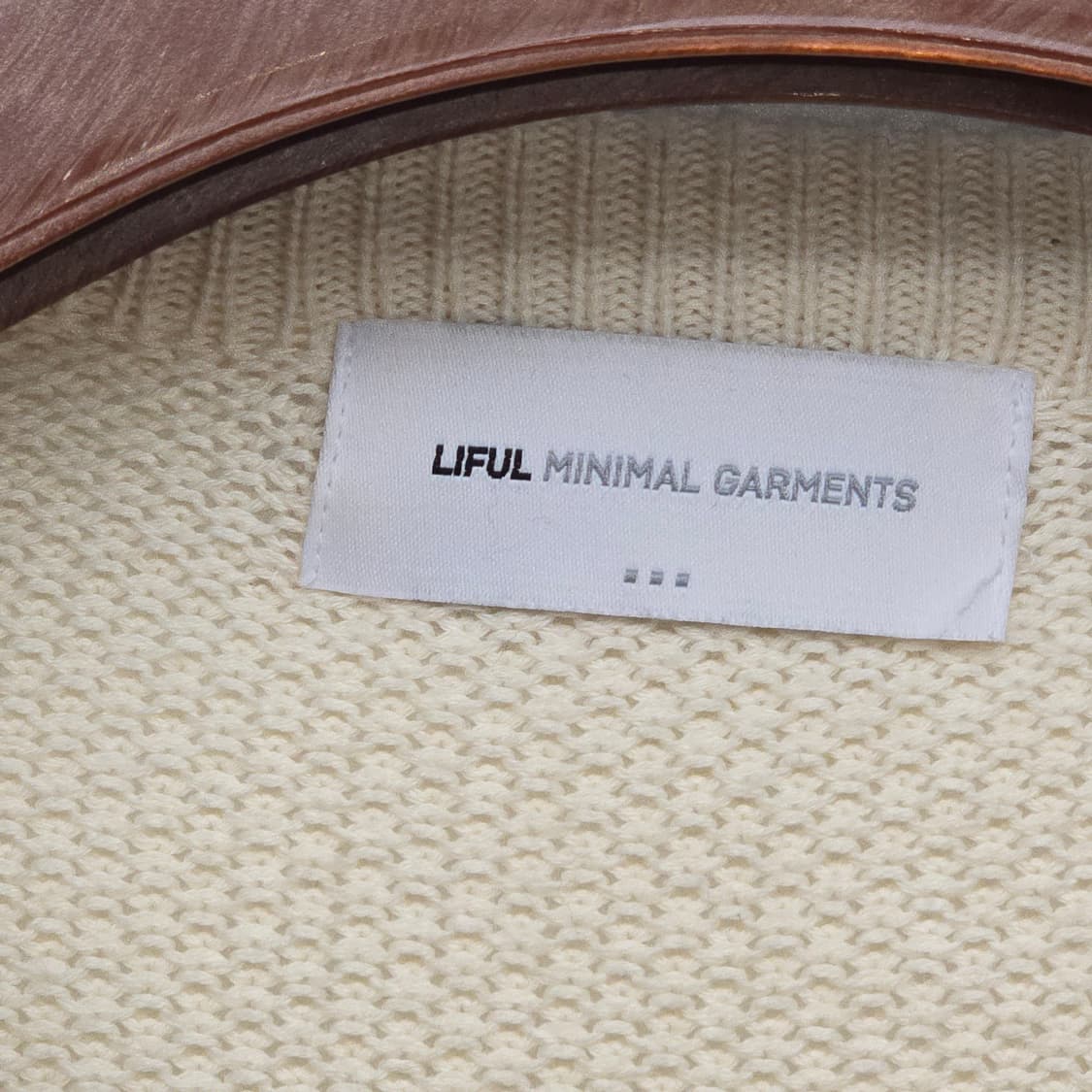 LIFUL 니트 스웨터 / 오버핏 코튼 니트 상품이미지8