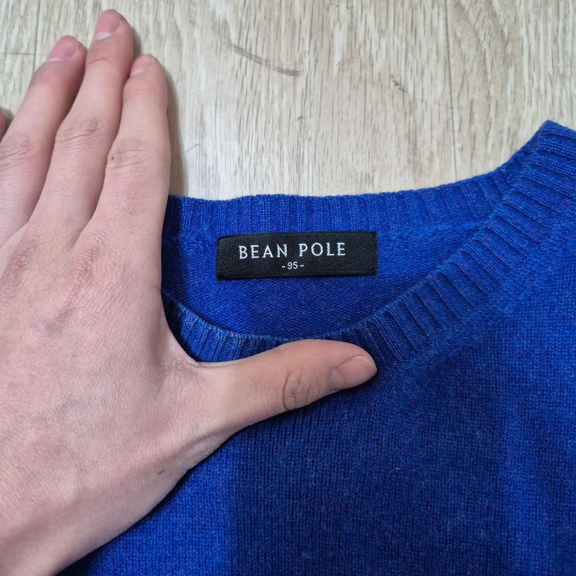 빈폴 스몰로고 라운드 니트 M(95) 상품이미지6