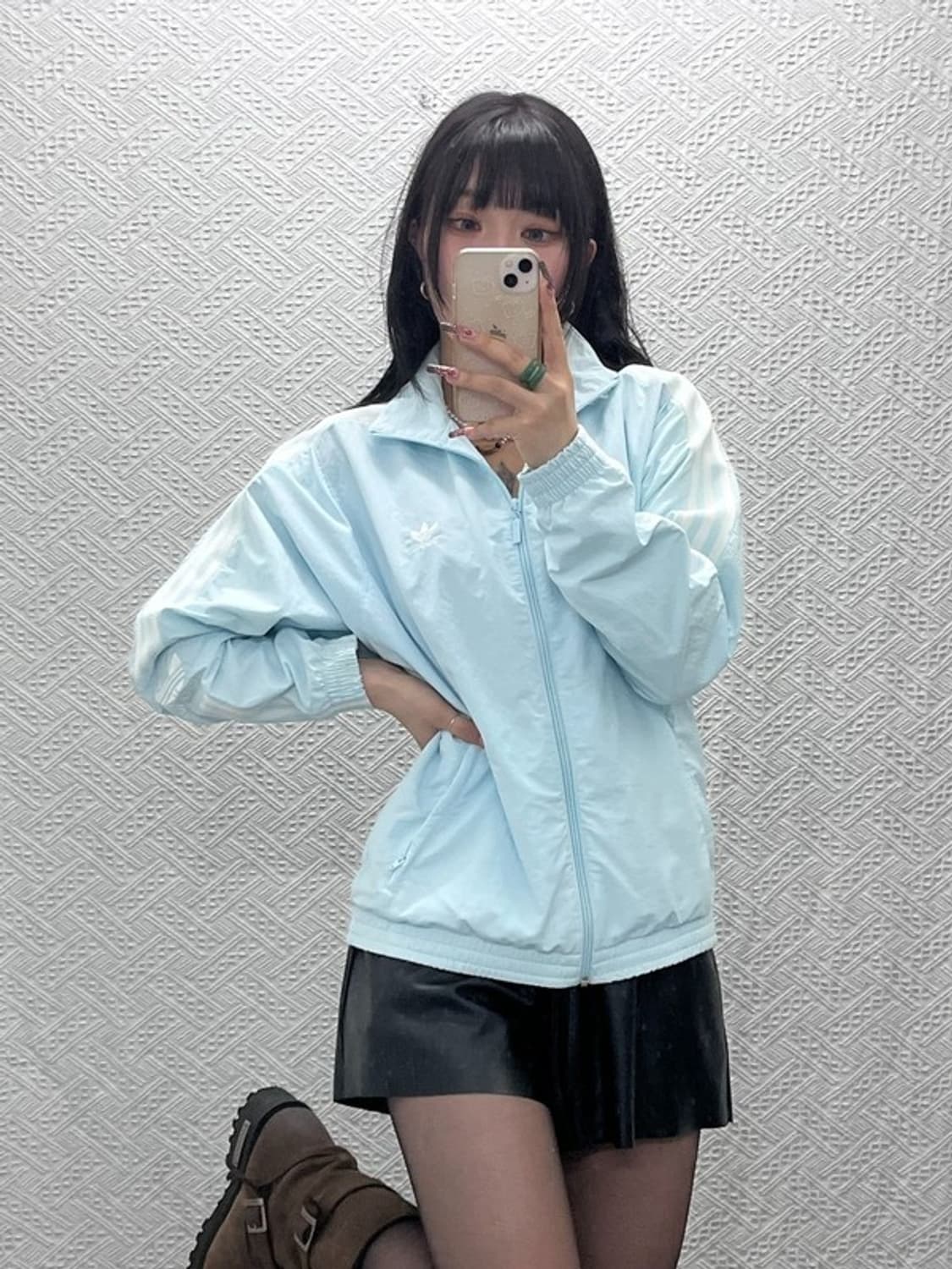 아디다스 락업 사이드라인 클라우드 바람막이 자켓 M C12056 상품이미지1