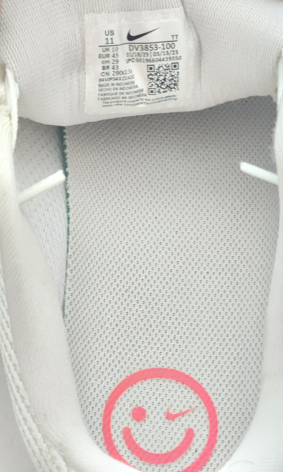 나이키 페가수스 40 화이트/네이비 290mm 상품이미지8