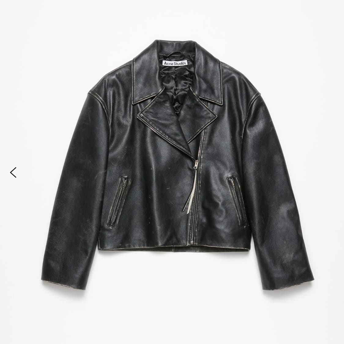 아크네 스튜디오 빈티지 페이드 레더 자켓 40 상품이미지1
