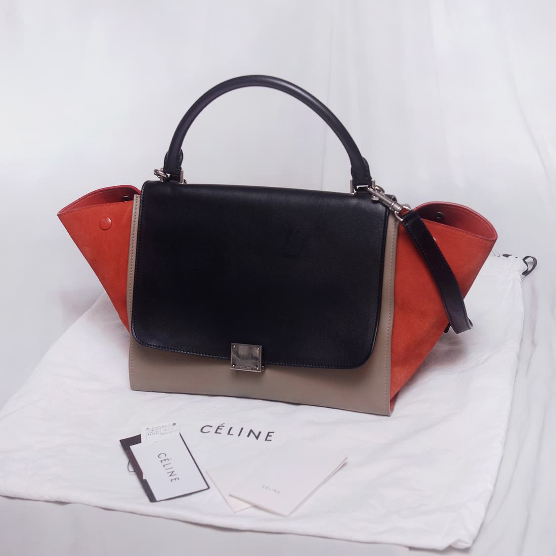 셀린느 (CELINE) 트라파제 미듐 멀티컬러 2웨이 토트.숄더백 상품이미지1