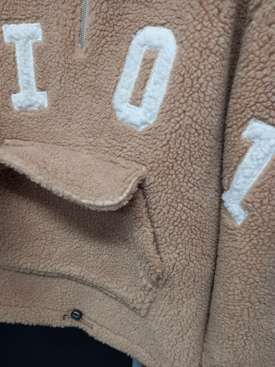 새 5252 BY OIOI 오아이오아이 후리스 비숑 후드점퍼 F 상품이미지5