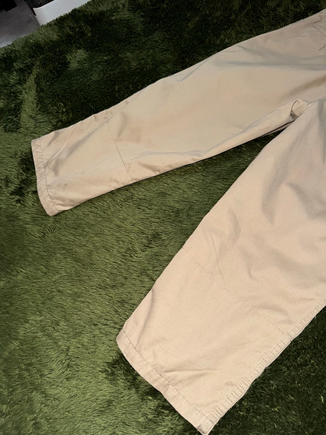 [M] BEAMS 빔즈 Made in Japan 크롭 치노 팬츠 베이지 상품이미지9