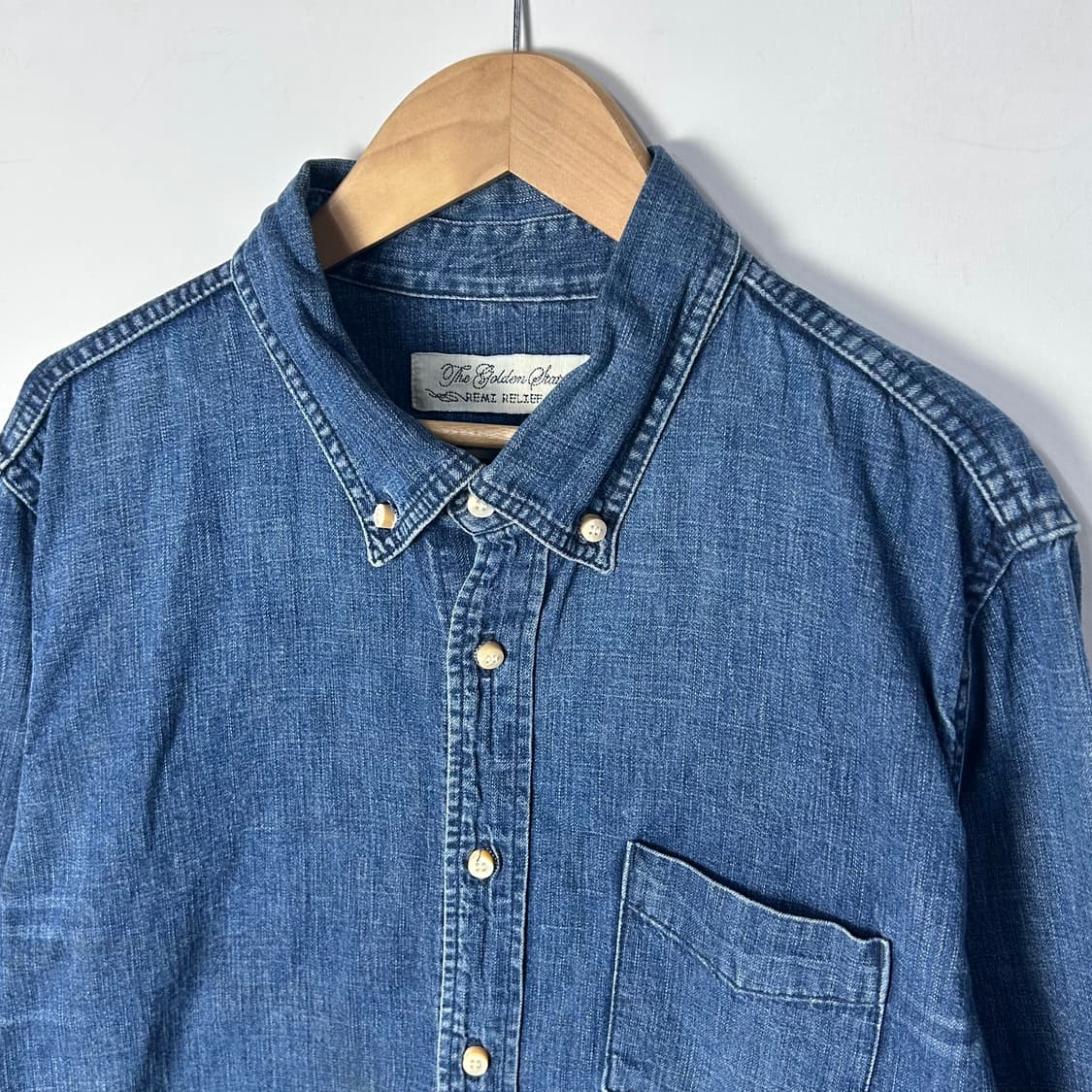 [REMI RELIEF] 레미 릴리프 포켓 디테일 데님 셔츠 상품이미지3