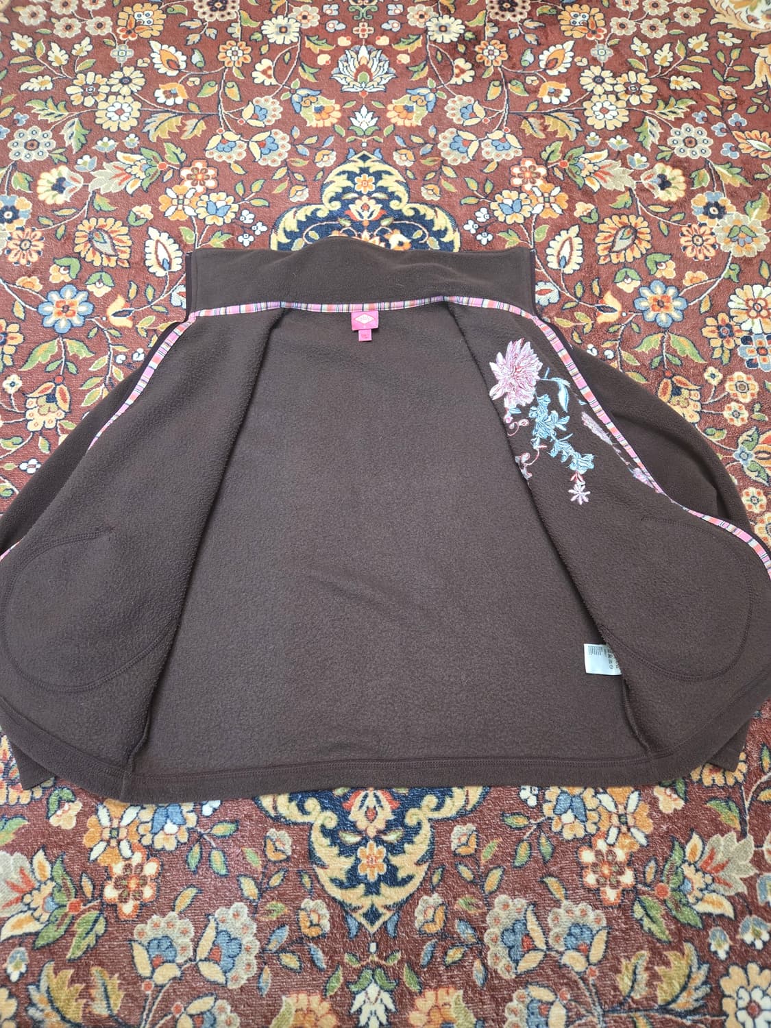 오일릴리(Oilily) 아트 패턴 플리스 자켓 (L) 상품이미지4