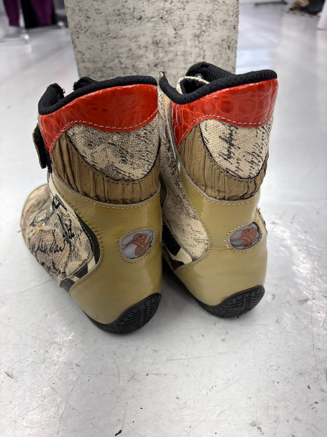 골드배색 레터링 하이탑 상품이미지4