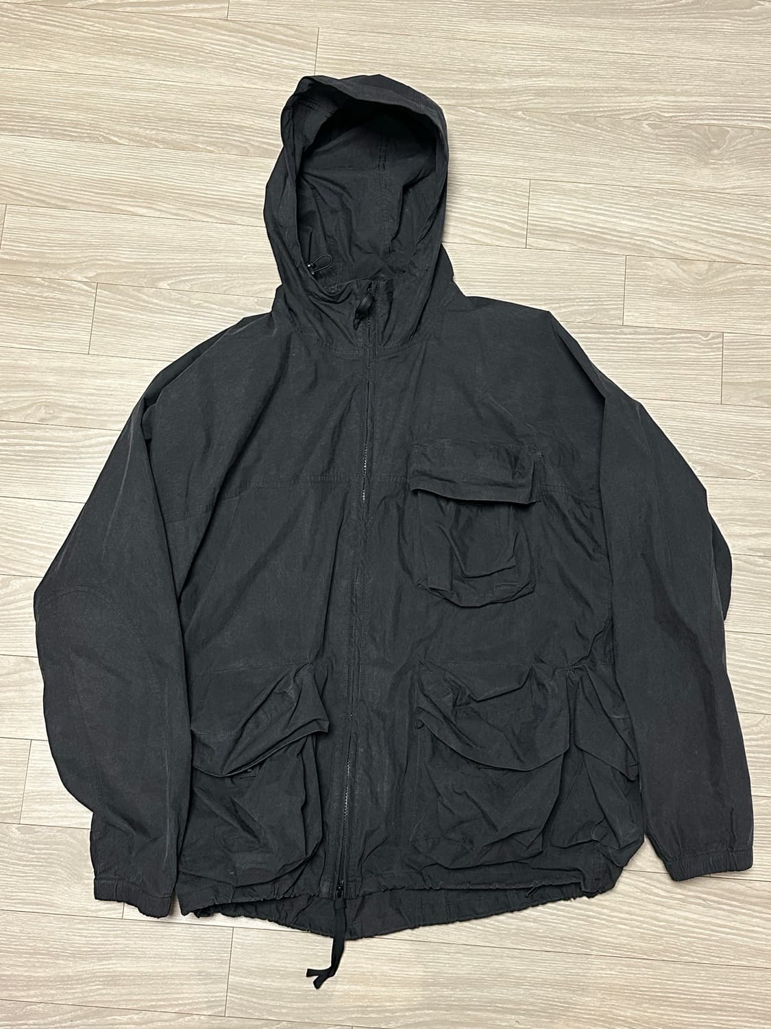 [L size] 스노우피크 인디고 CN 파카 블랙 상품이미지4