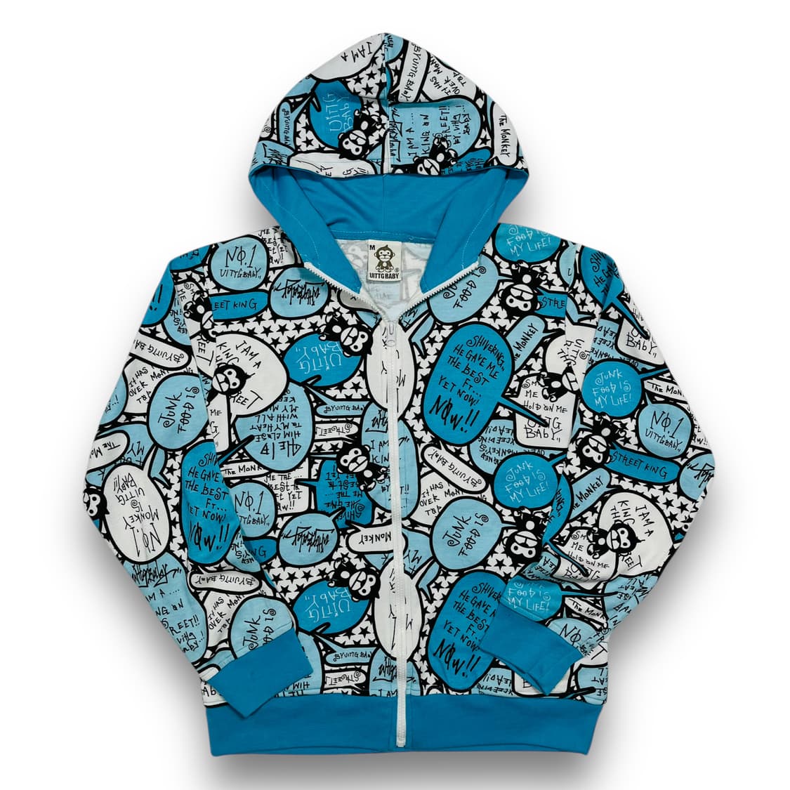 UITTG BABY Monkey Cartoon Hooded Zip-Up 상품이미지3