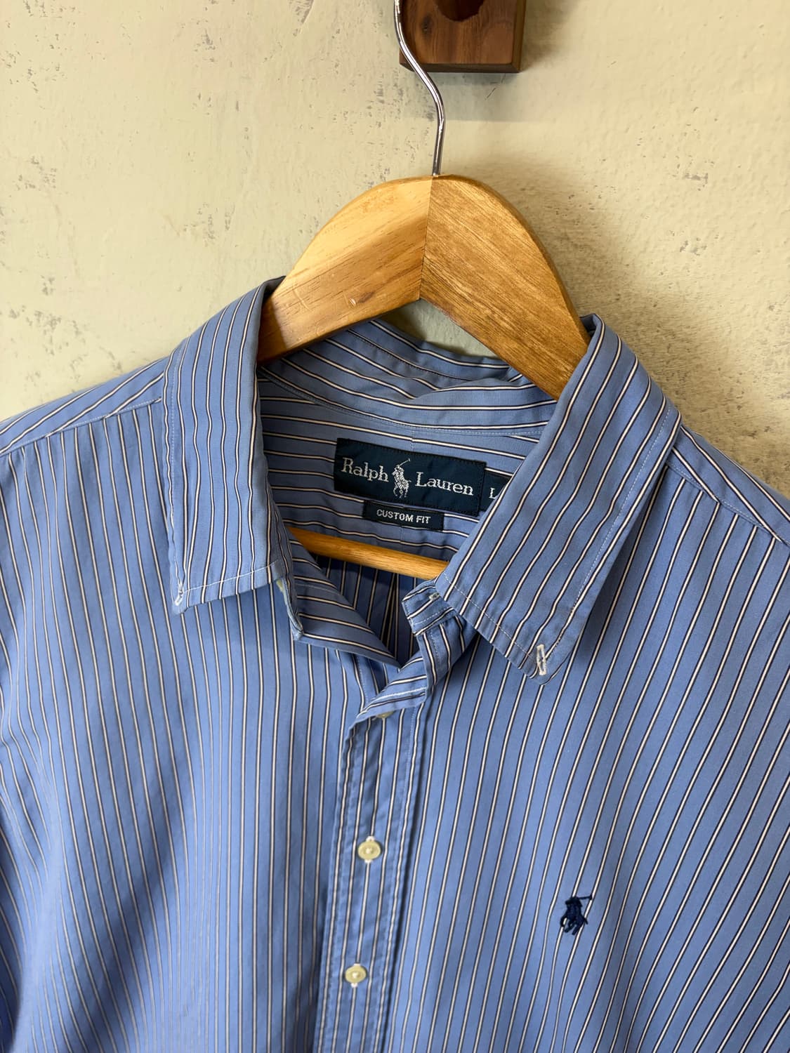 폴로랄프로렌 빈티지 블루 스트라이프 셔츠 상품이미지5