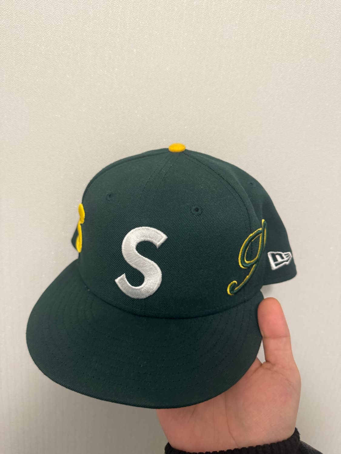 슈프림 뉴에라 멀티로고 25ss 그린 상품이미지2