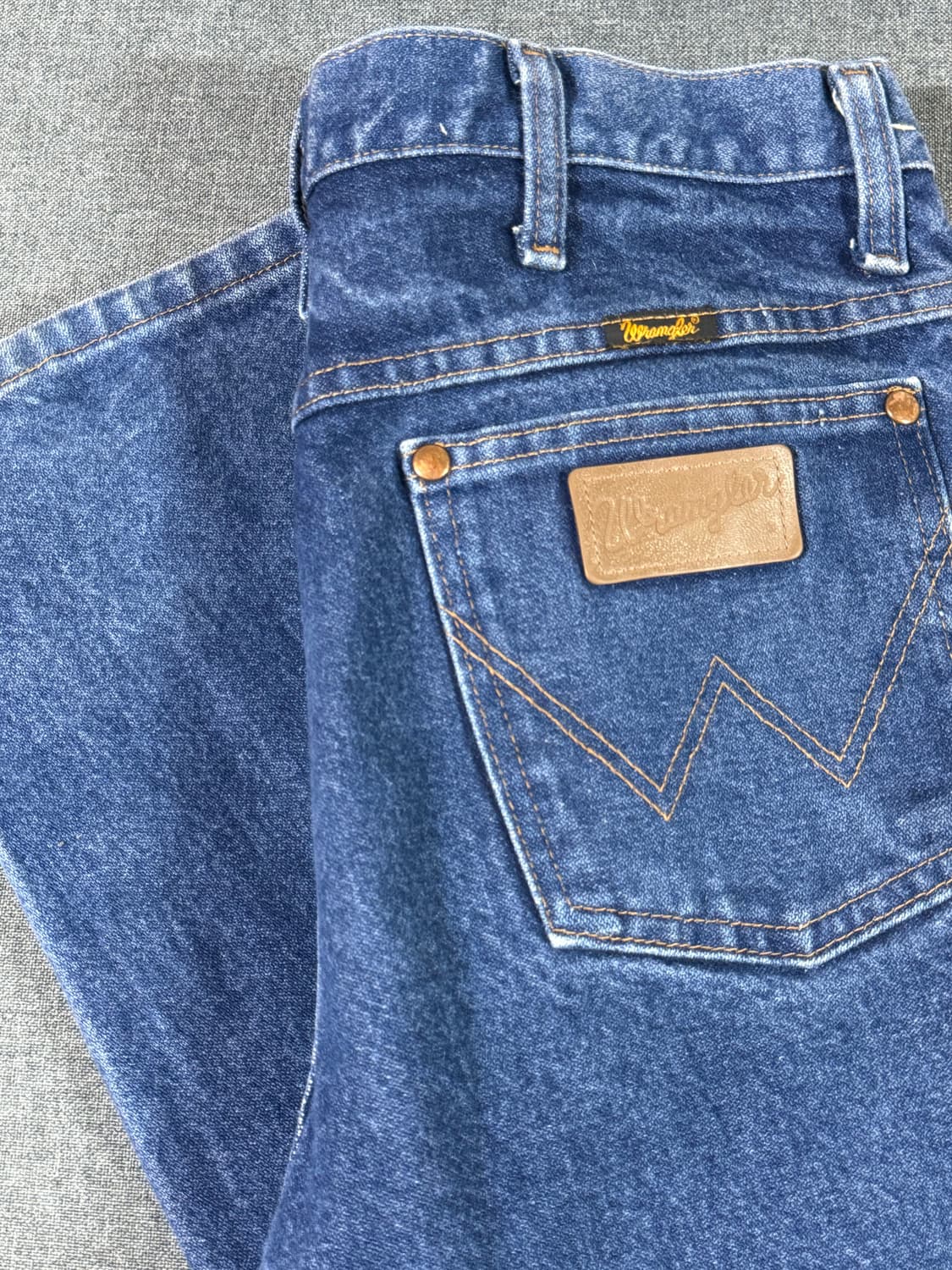 Wrangler 936PWD 진청 데님팬츠 스트레이트핏 (32x32) 상품이미지1