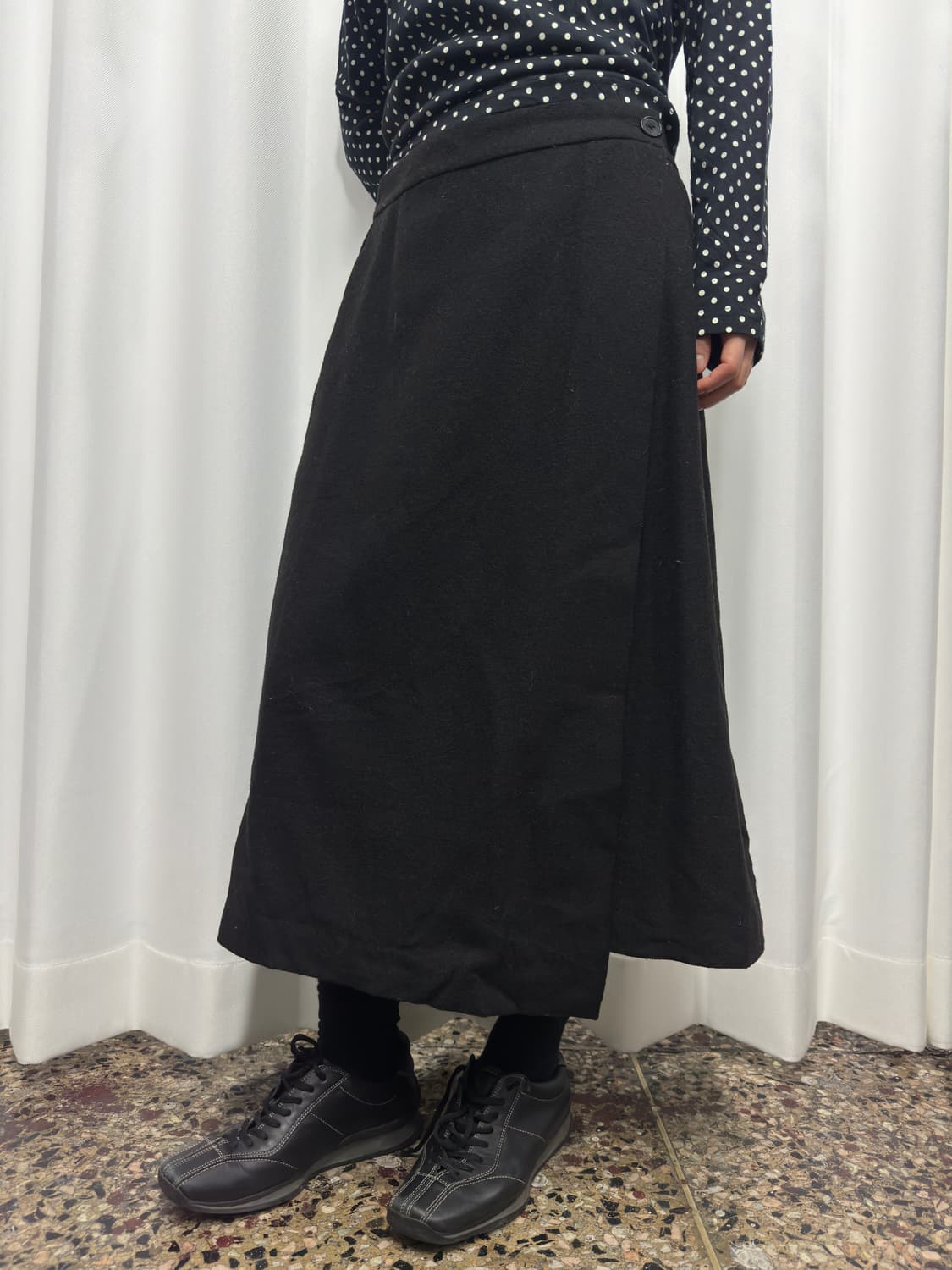uniqlo x  jwanderson wrap wool skirt 상품이미지1