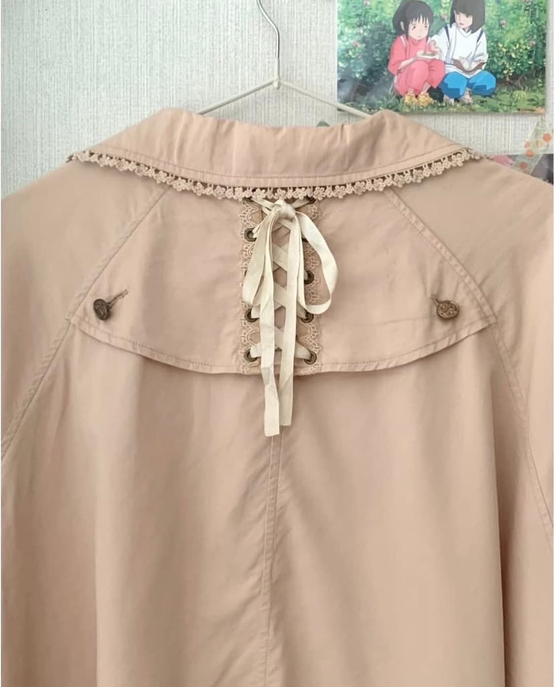 엑시즈팜 아일렛 트렌치 케이프 상품이미지2