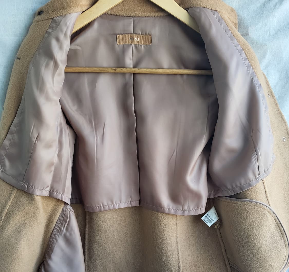 SJSJ 여성 XS 울 100% 자켓 클래식 데일리 아우터 슬림핏 상품이미지3