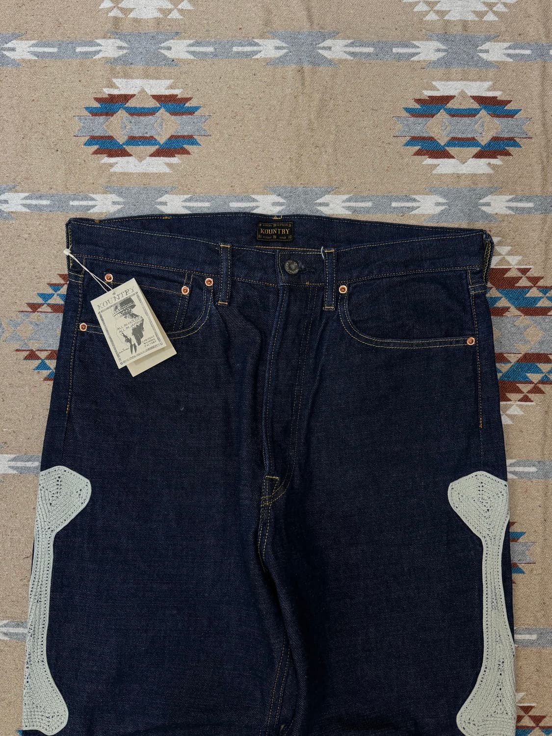 [32] 캐피탈 12.5온즈 데님 멕시칸 턱시도 5P 오카길리 팬츠 상품이미지2