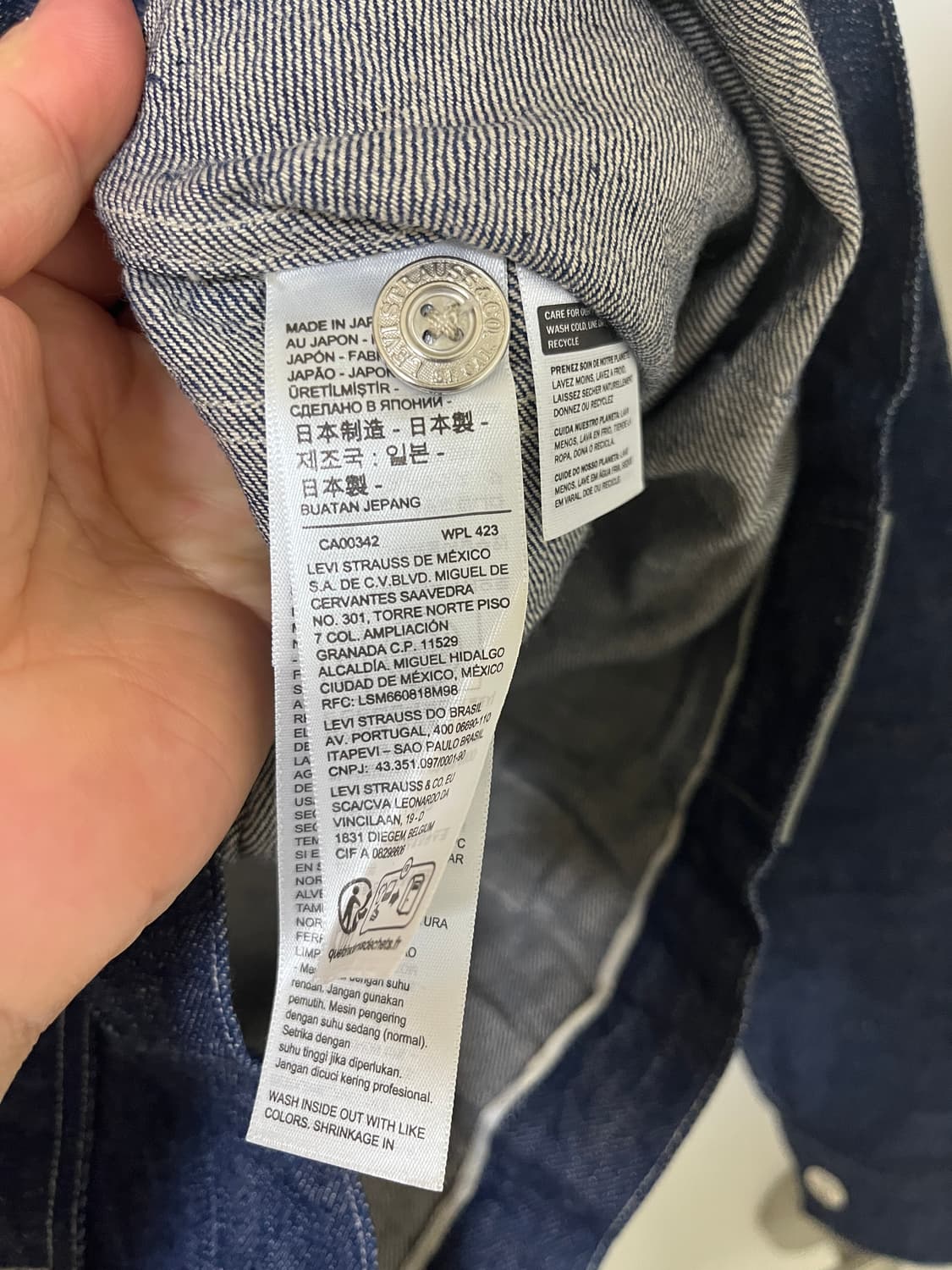 리바이스빈티지클로딩 Lvc 1879 플리츠 블라우스 XL 44사이즈 상품이미지9