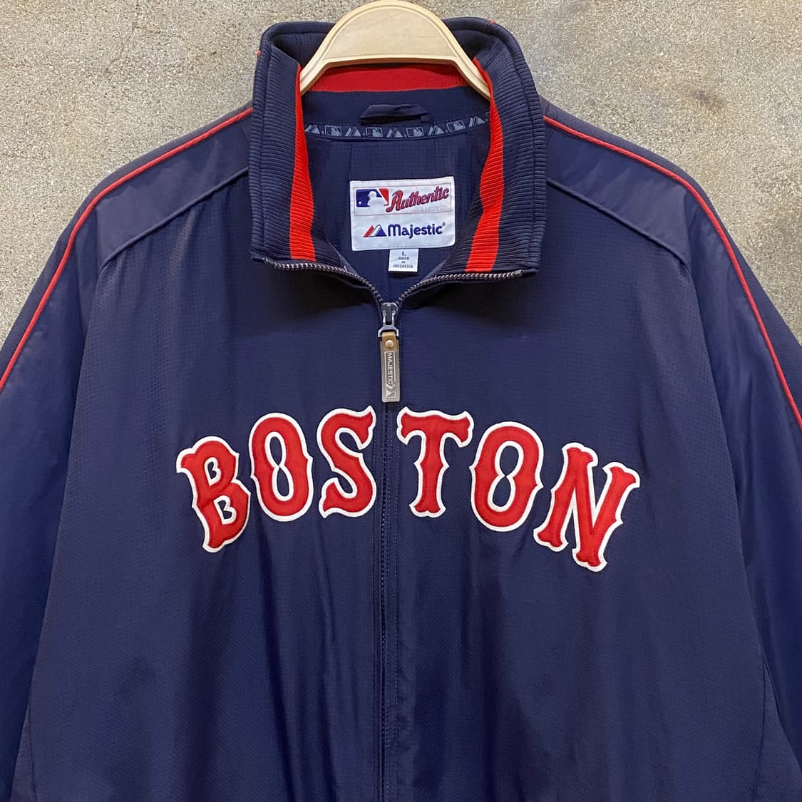 90s Made in Korea 미국 빈티지 인디언스  바람막이 자켓 상품이미지3