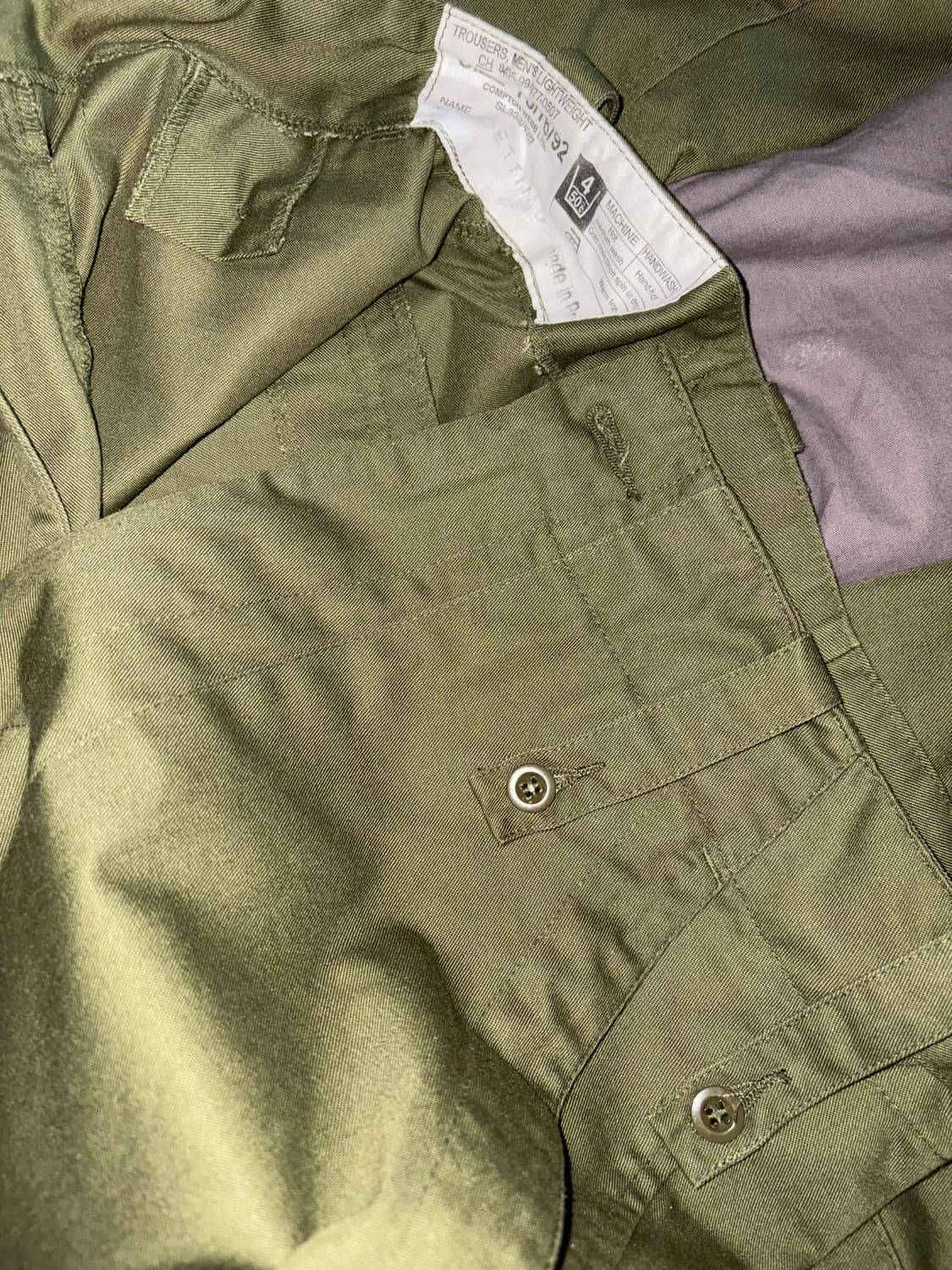 1980s OG British Army Trousers 30x32 상품이미지2